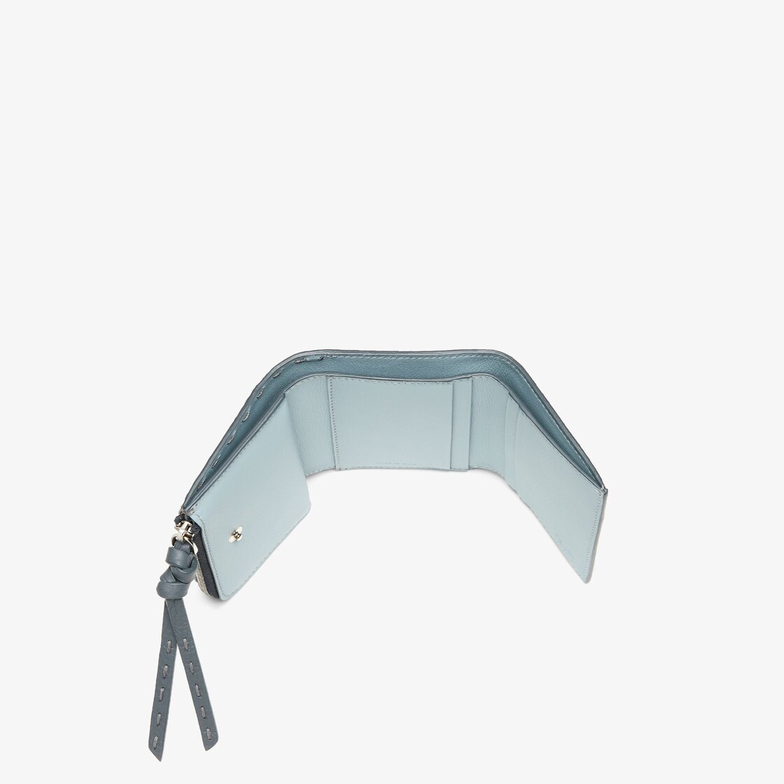 Peekaboo Micro Trifold Cuoio Romano leather Blue - Image 4/4