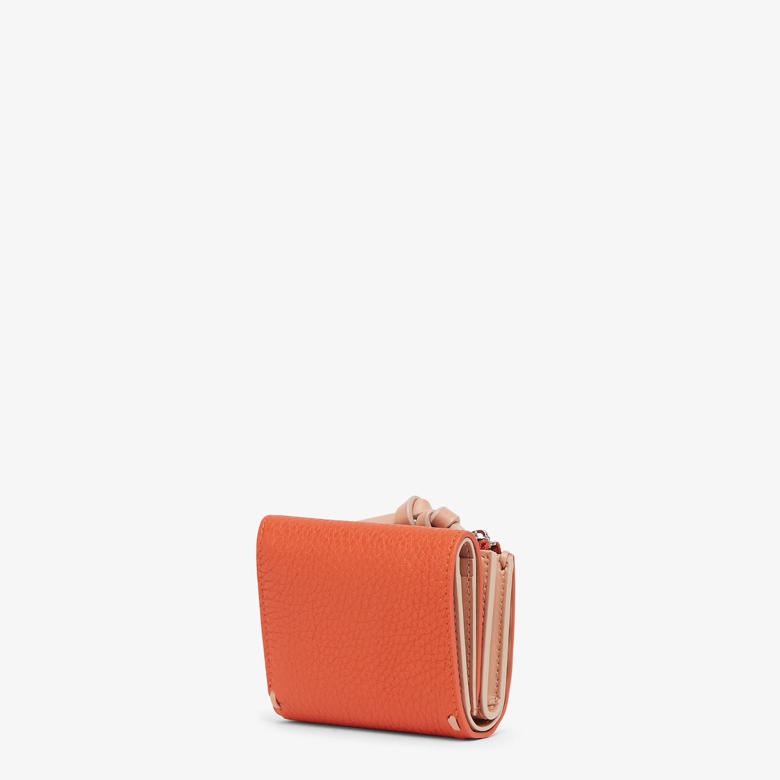 ピーカブー マイクロ 三つ折り財布 カーフレザー オレンジ | Fendi ピーカブー マイクロ 三つ折り財布 カーフレザー オレンジ | Fendi