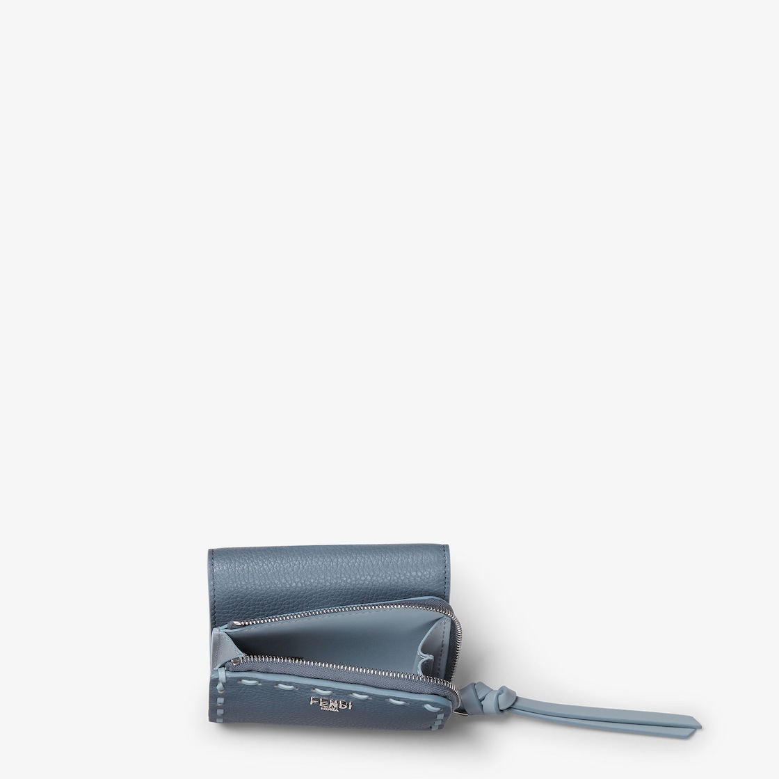 Peekaboo Micro Trifold Cuoio Romano leather Light blue - Image 2/4