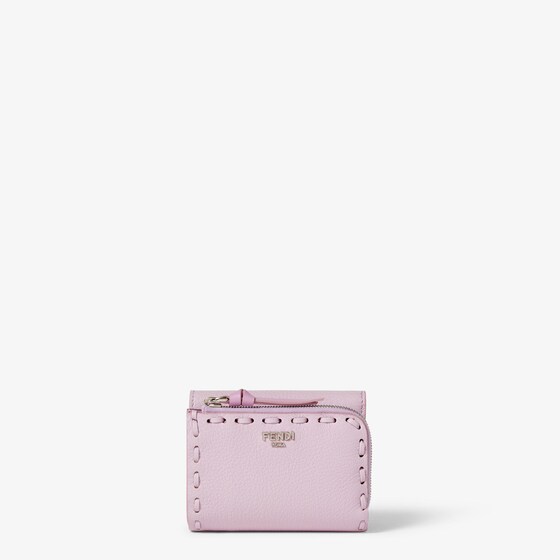Fendi Selleria Micro Trifold In Purple