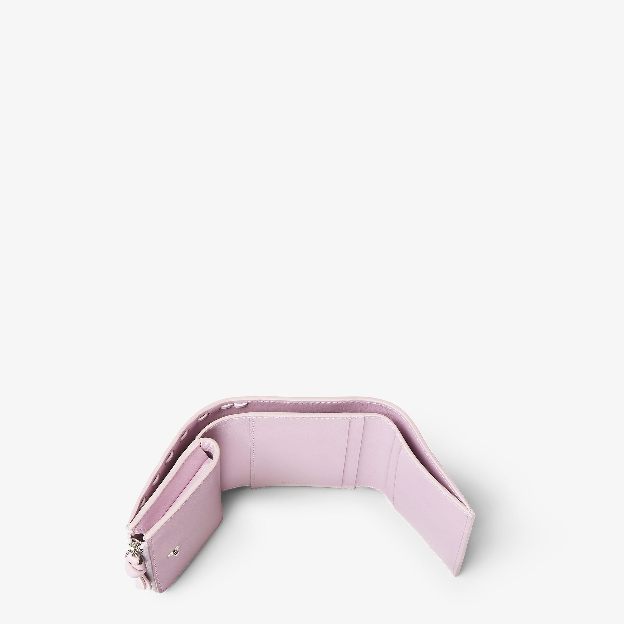 Selleria Micro Trifold Cuoio Romano leather Purple | Fendi