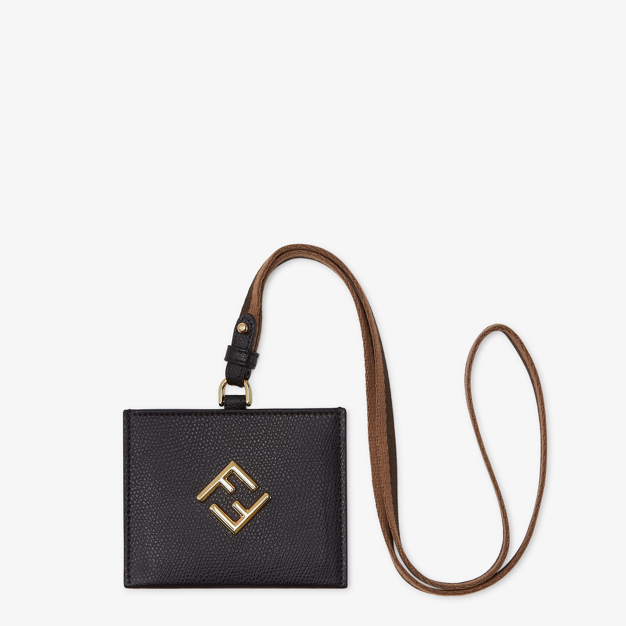 FFダイヤモンド ネームバッジ レザー ブラック | Fendi FFダイヤモンド ネームバッジ レザー ブラック | Fendi