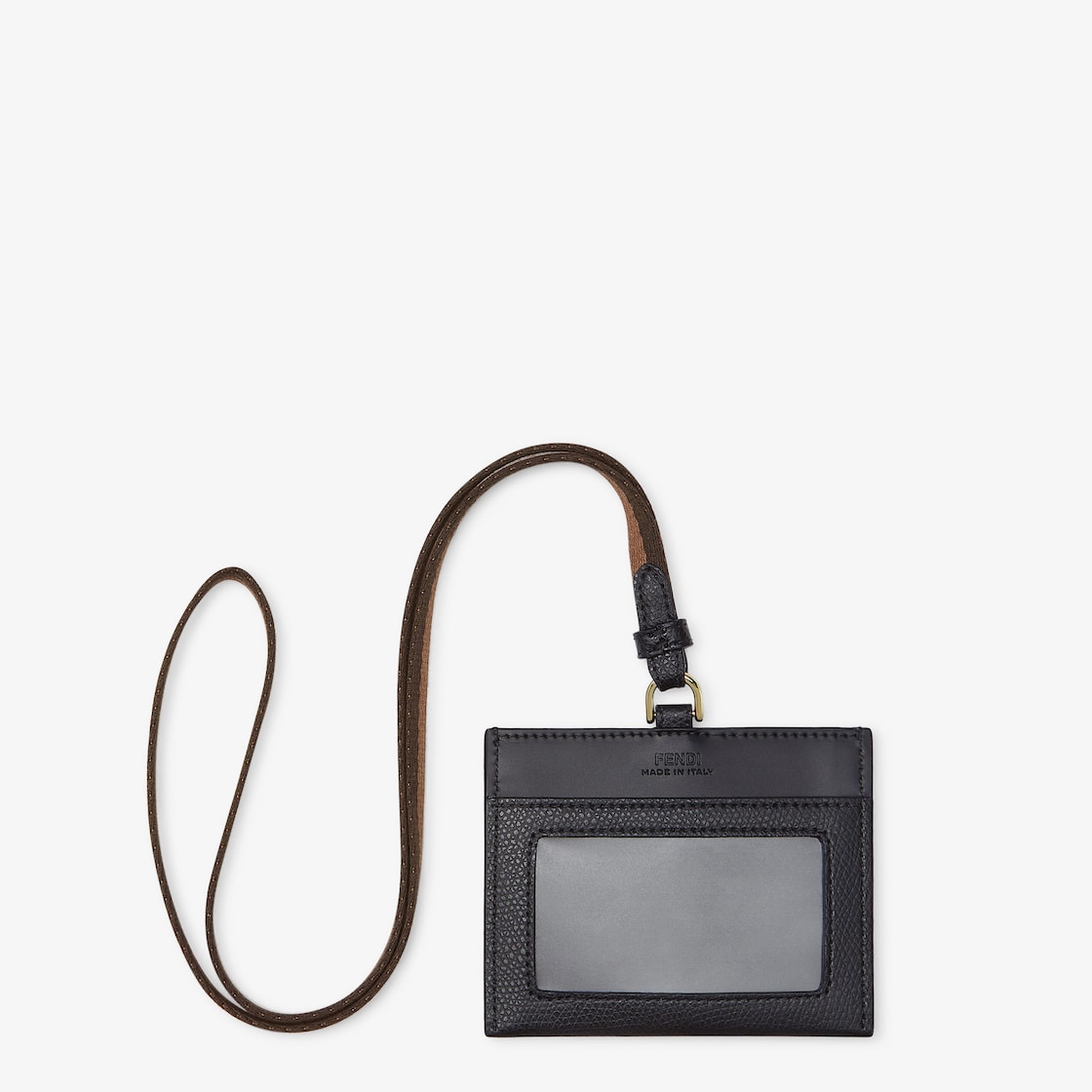 FFダイヤモンド ネームバッジ レザー ブラック | Fendi FFダイヤモンド ネームバッジ レザー ブラック | Fendi