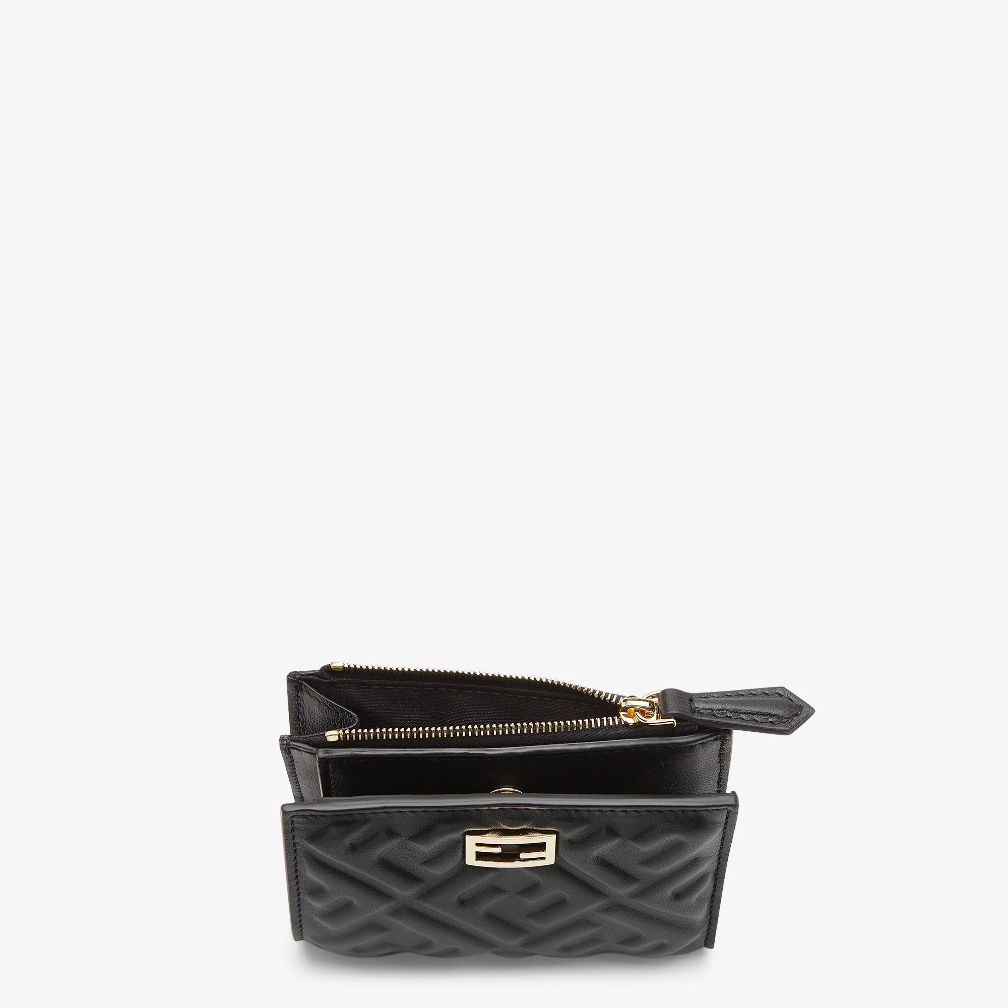 FENDIナノバケットチャーム ナノ バゲット チャーム レザー ブラック | Fendi