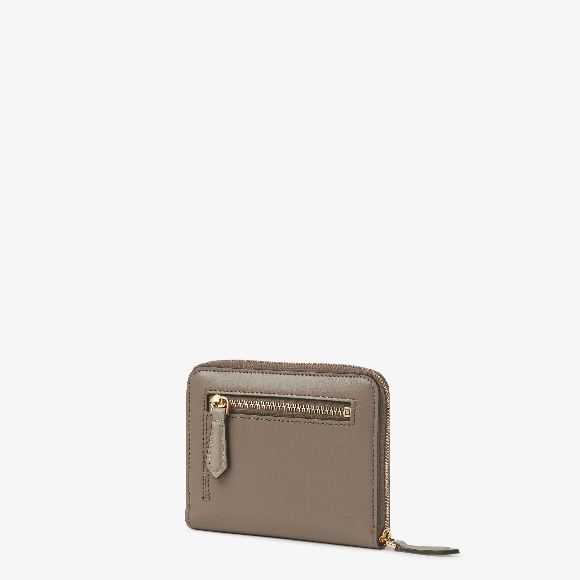 FFダイヤモンド ジップカードケース レザー ブラック | Fendi