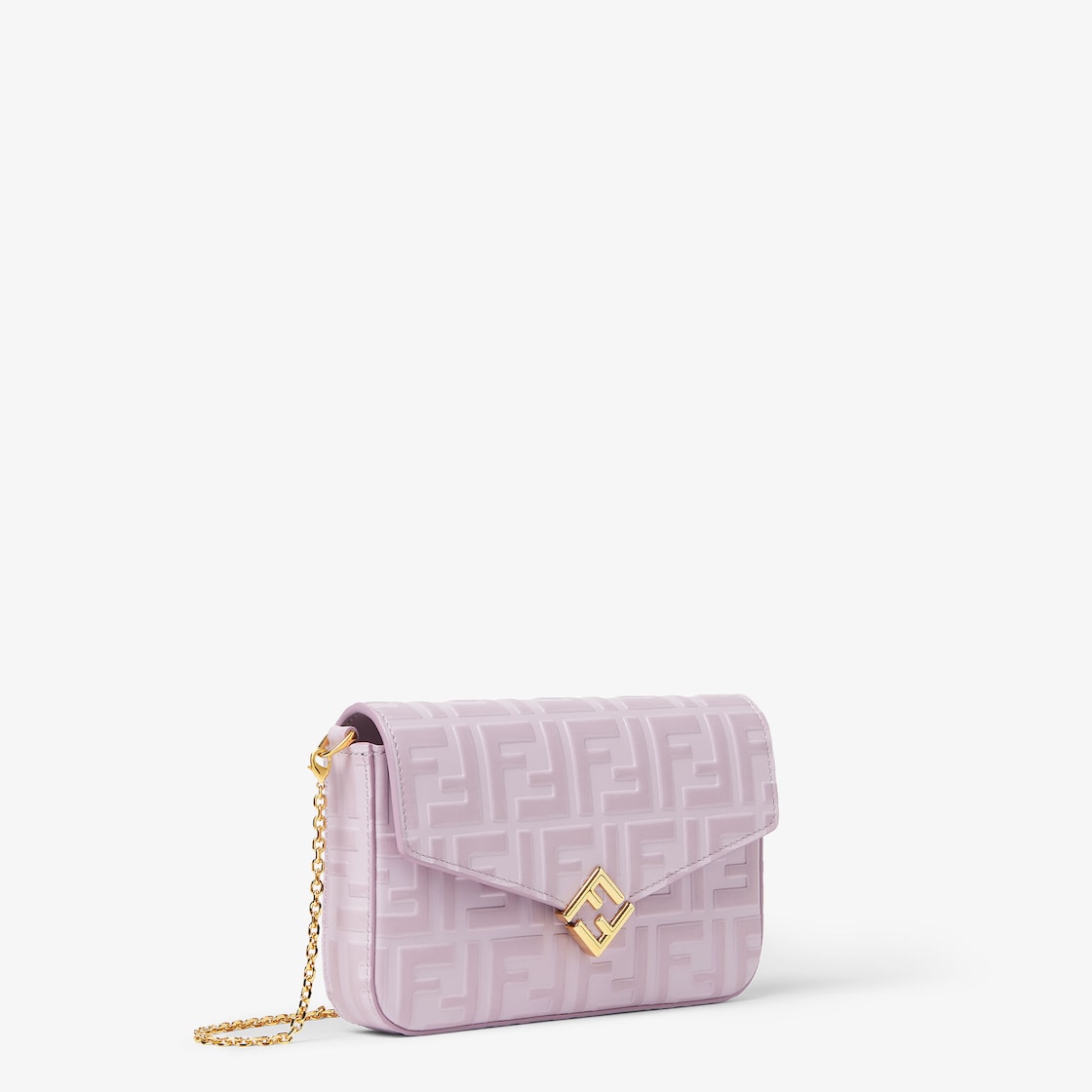 FF Diamonds Wallet On Chain Leather Purple - Image 2/4