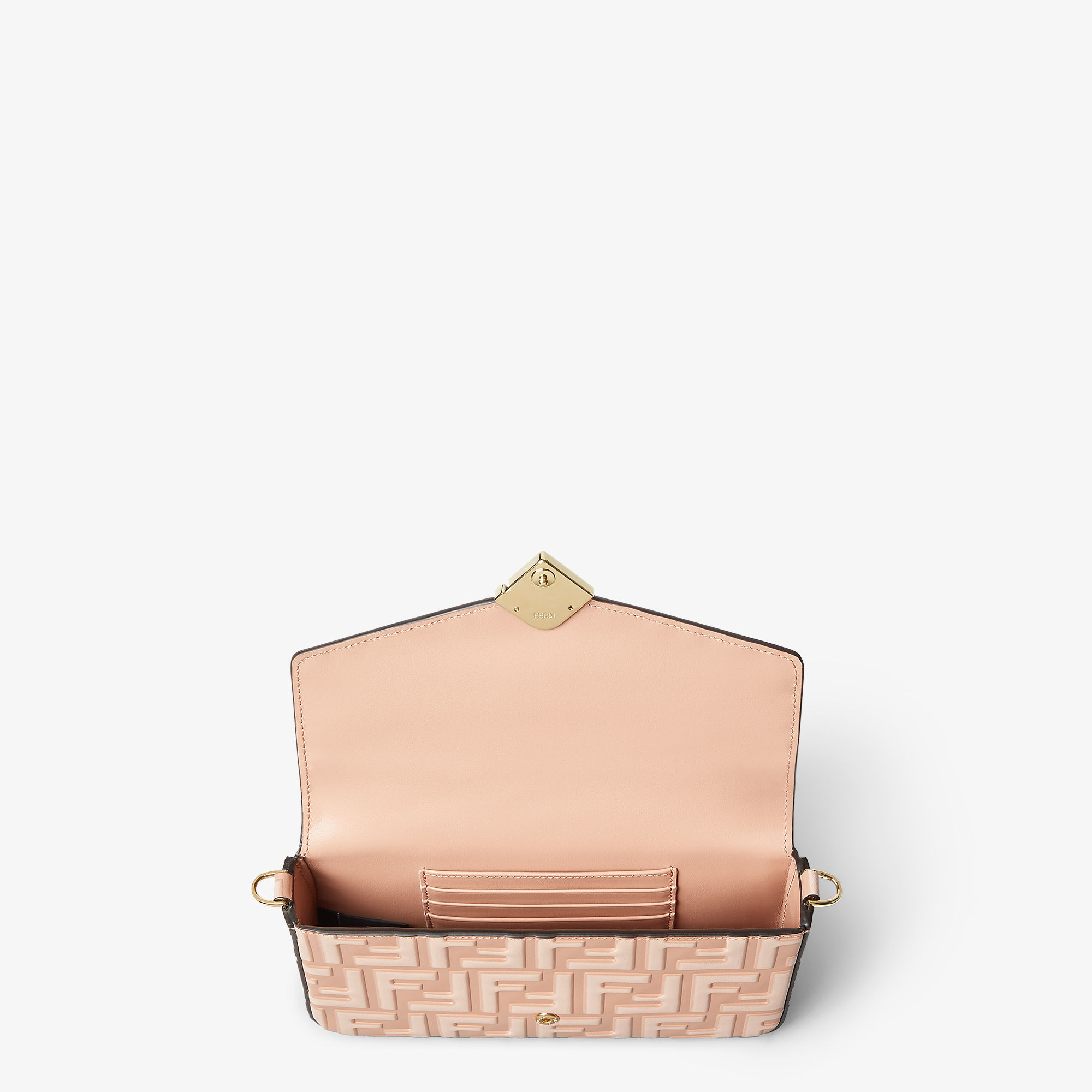 FFダイヤモンド 財布ショルダー レザー ピンク | Fendi FFダイヤモンド 財布ショルダー レザー ピンク | Fendi