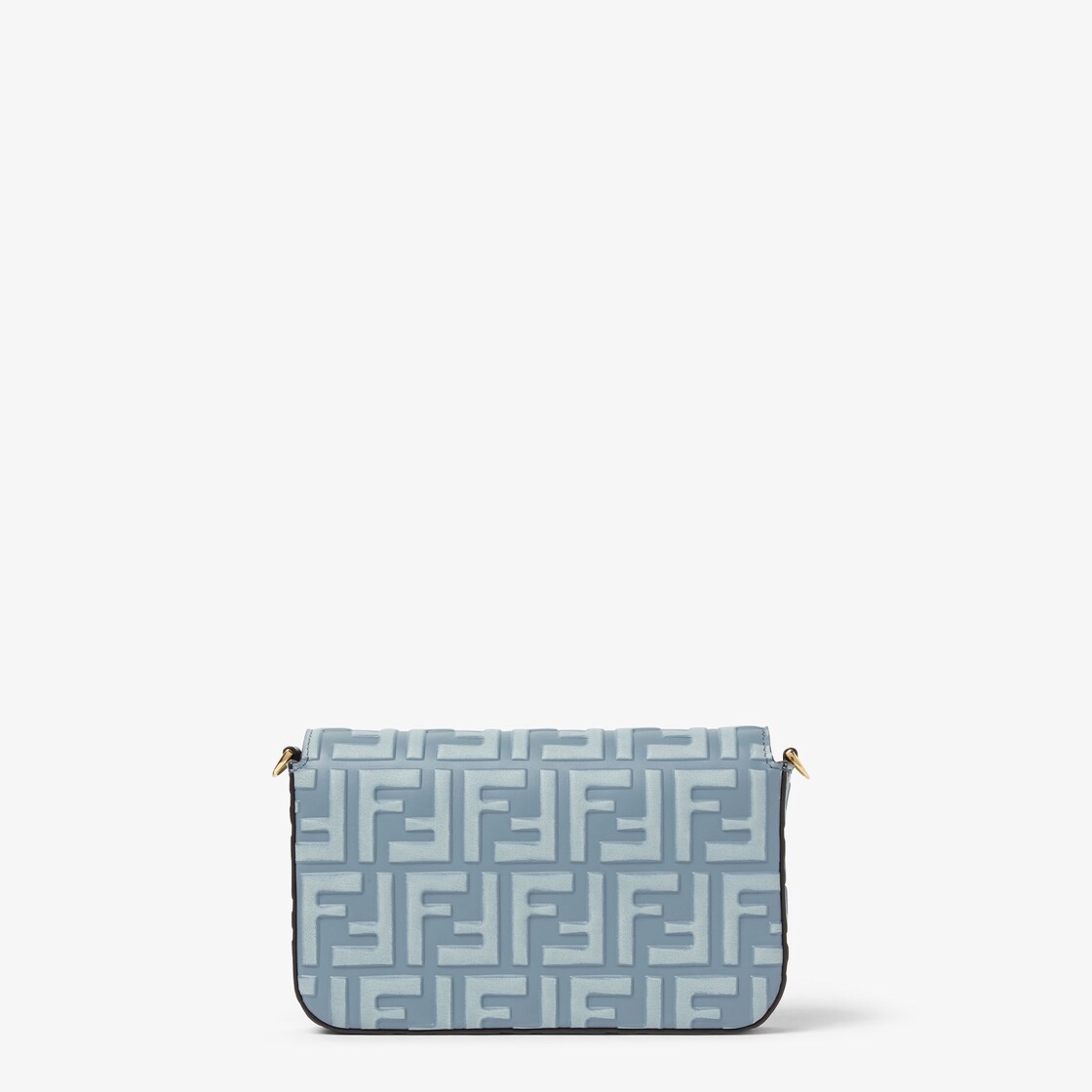 FF Diamonds Wallet On Chain Leather Light blue - Image 3/4