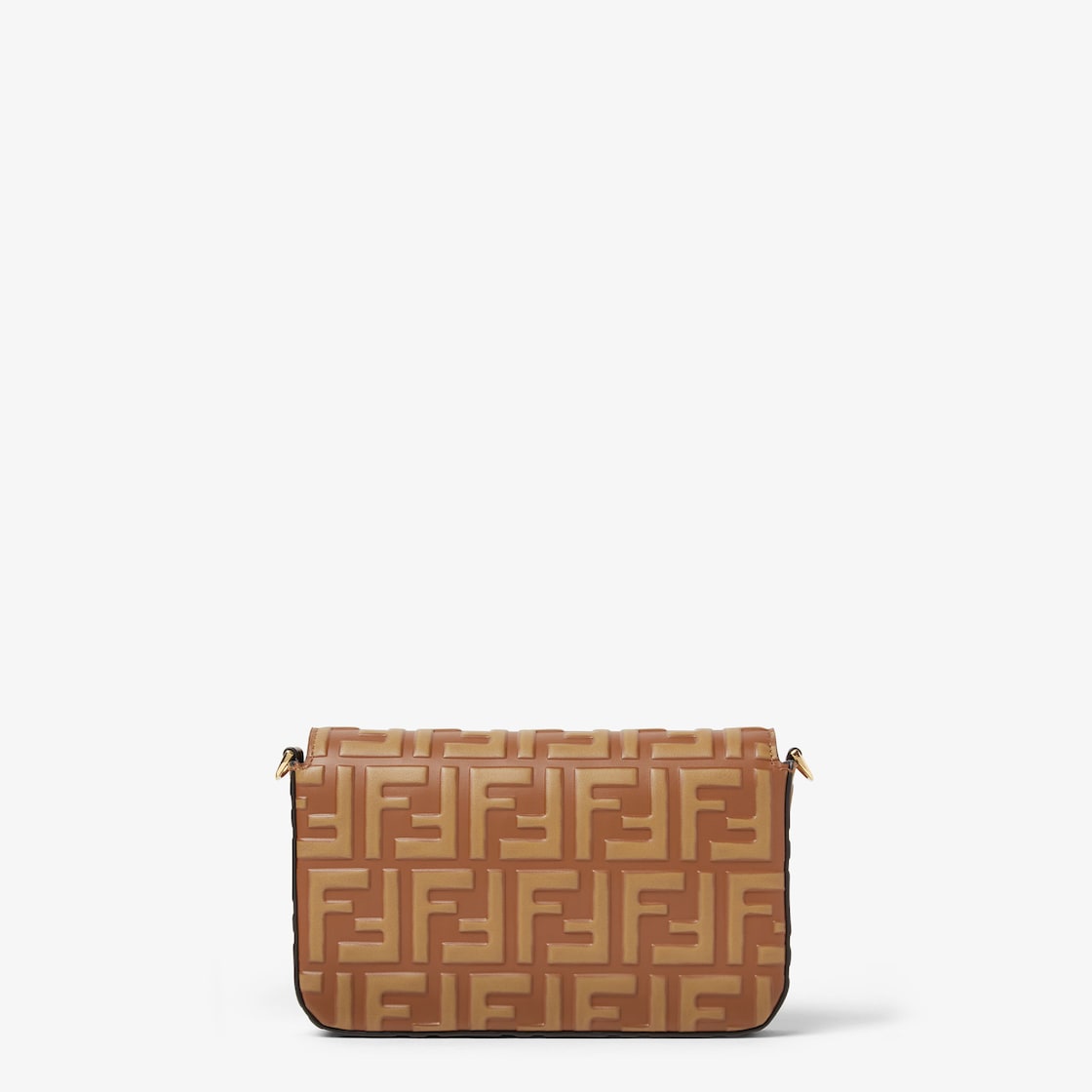 FF Diamonds Wallet On Chain Leather Brown - Image 3/4