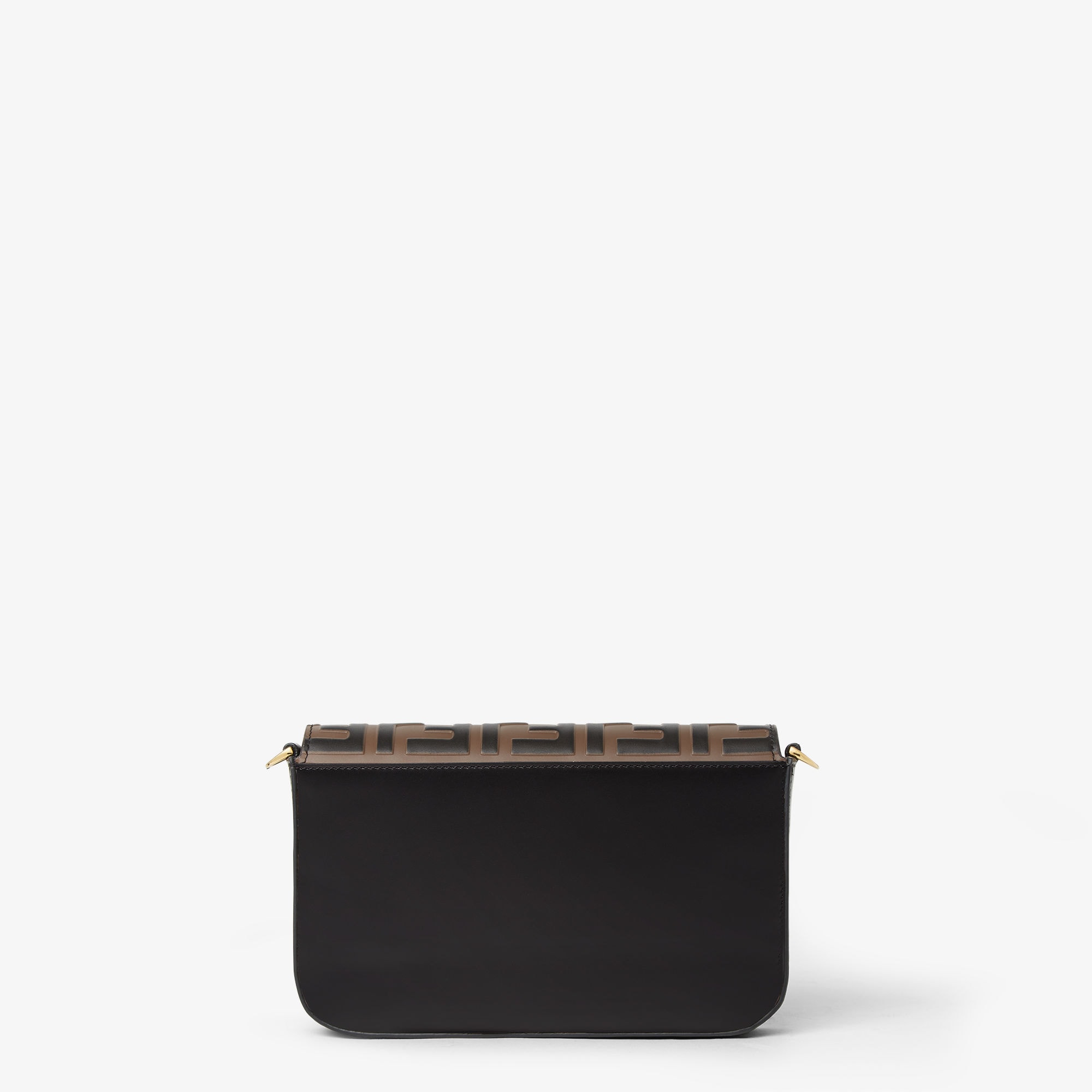 Fendi FFロゴ ポーチ ブラウン 値下げ9980→6800→5800円Fendi FFロゴブラウンレザーポーチ