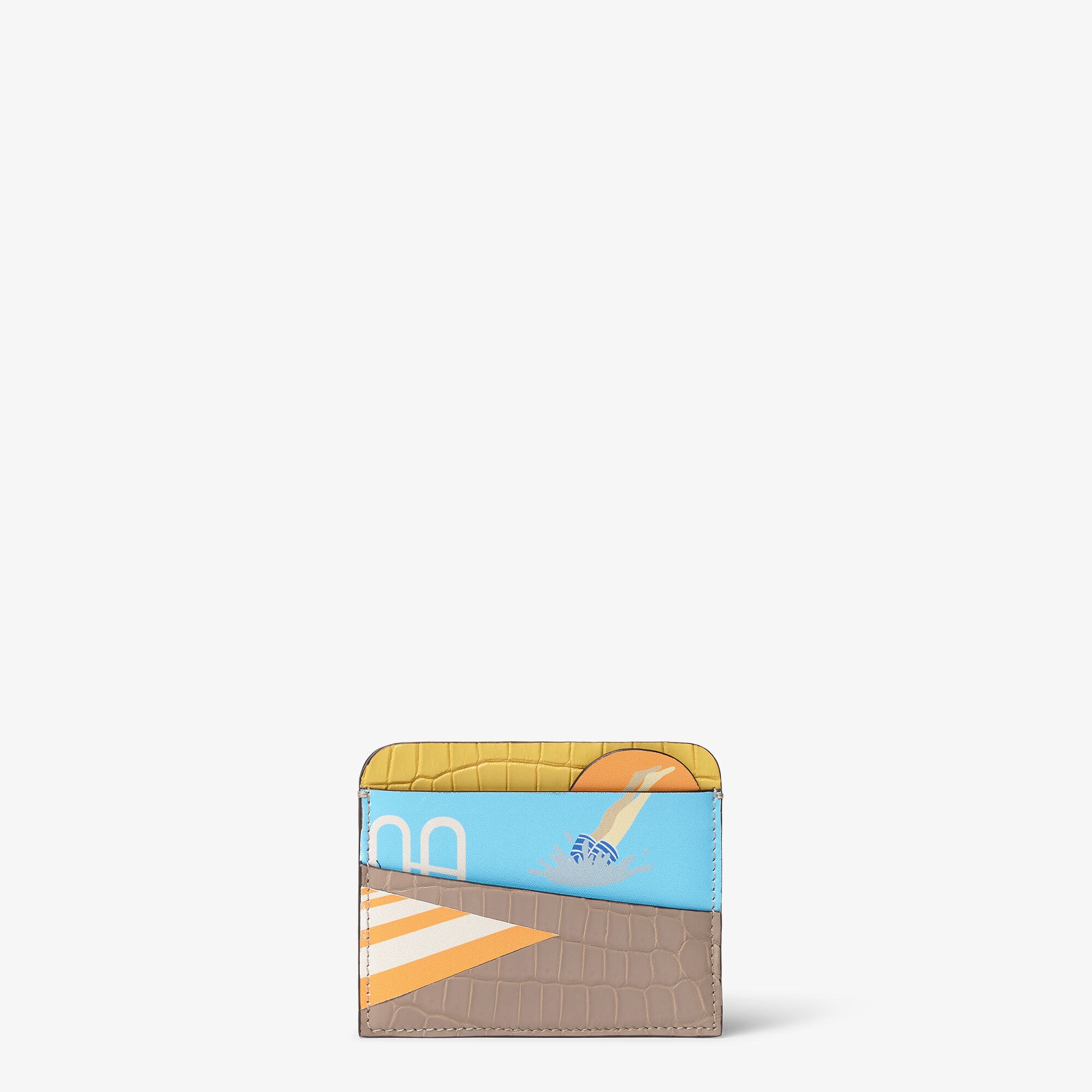 FENDI ケース　カードケース Fendi ポストカード カードケース プレシャスレザー マルチカラー | Fendi
