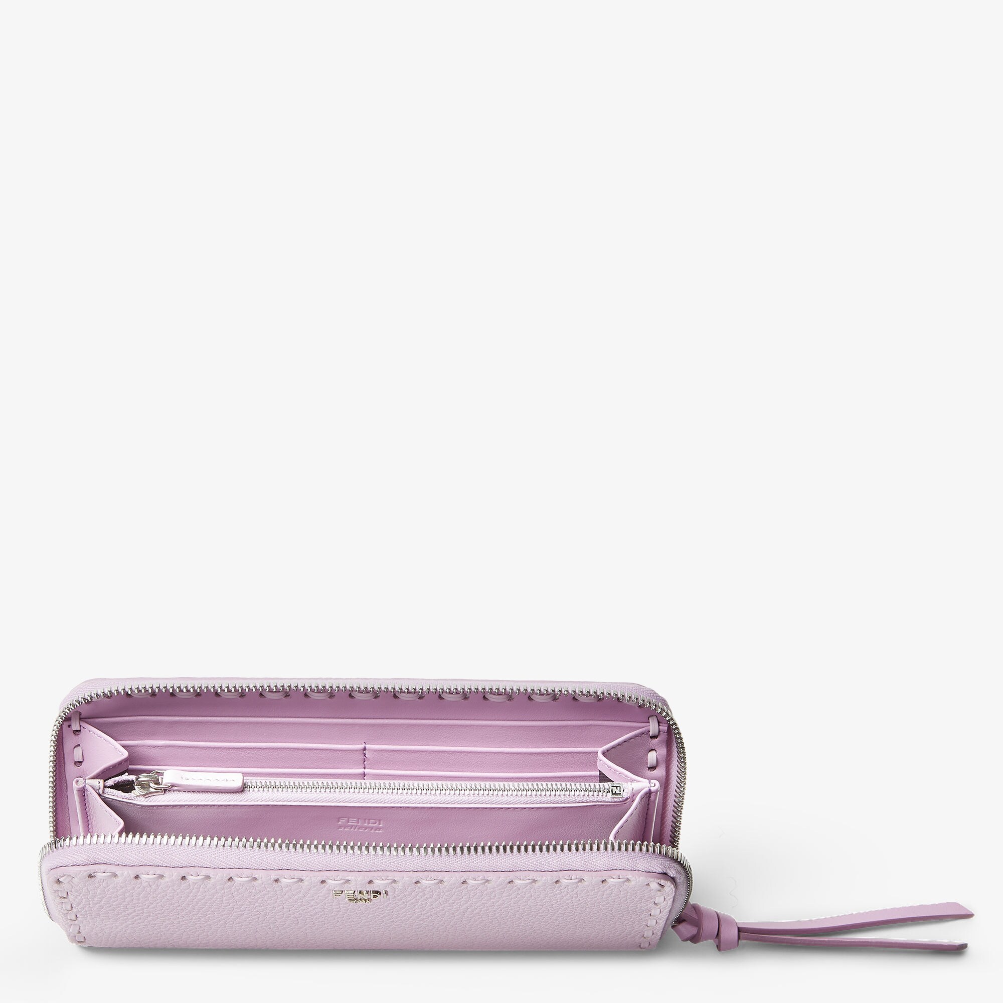 Selleria Zip Around Large - Purple | FENDI US