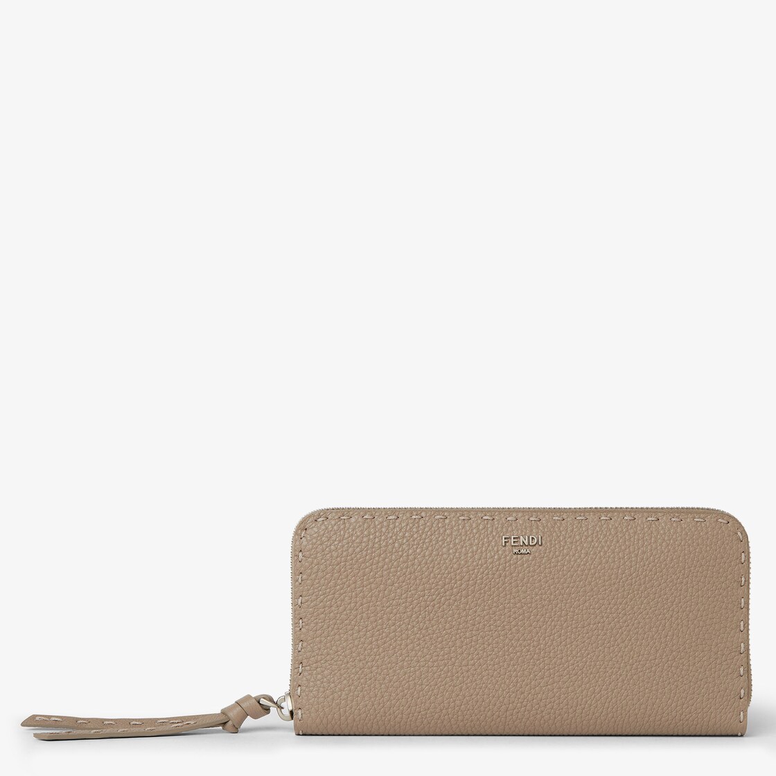 ピーカブー ジップアラウンド財布 ラージ カーフレザー グレー | Fendi