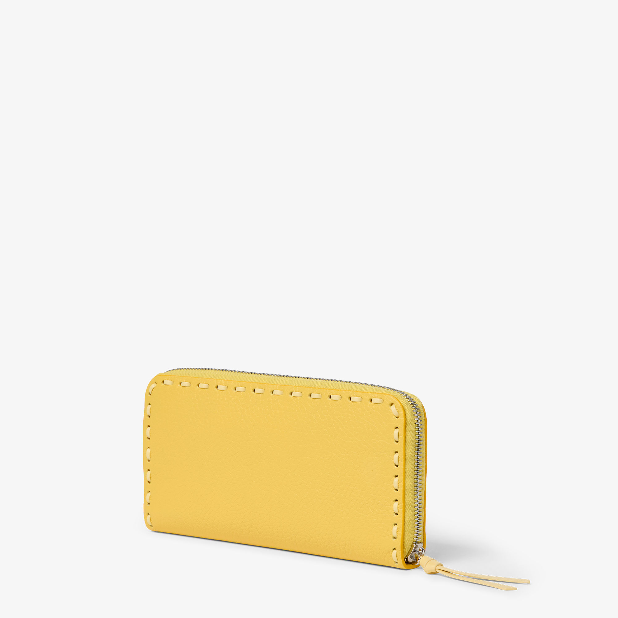 Selleria Zip Around Large - Yellow | FENDI International