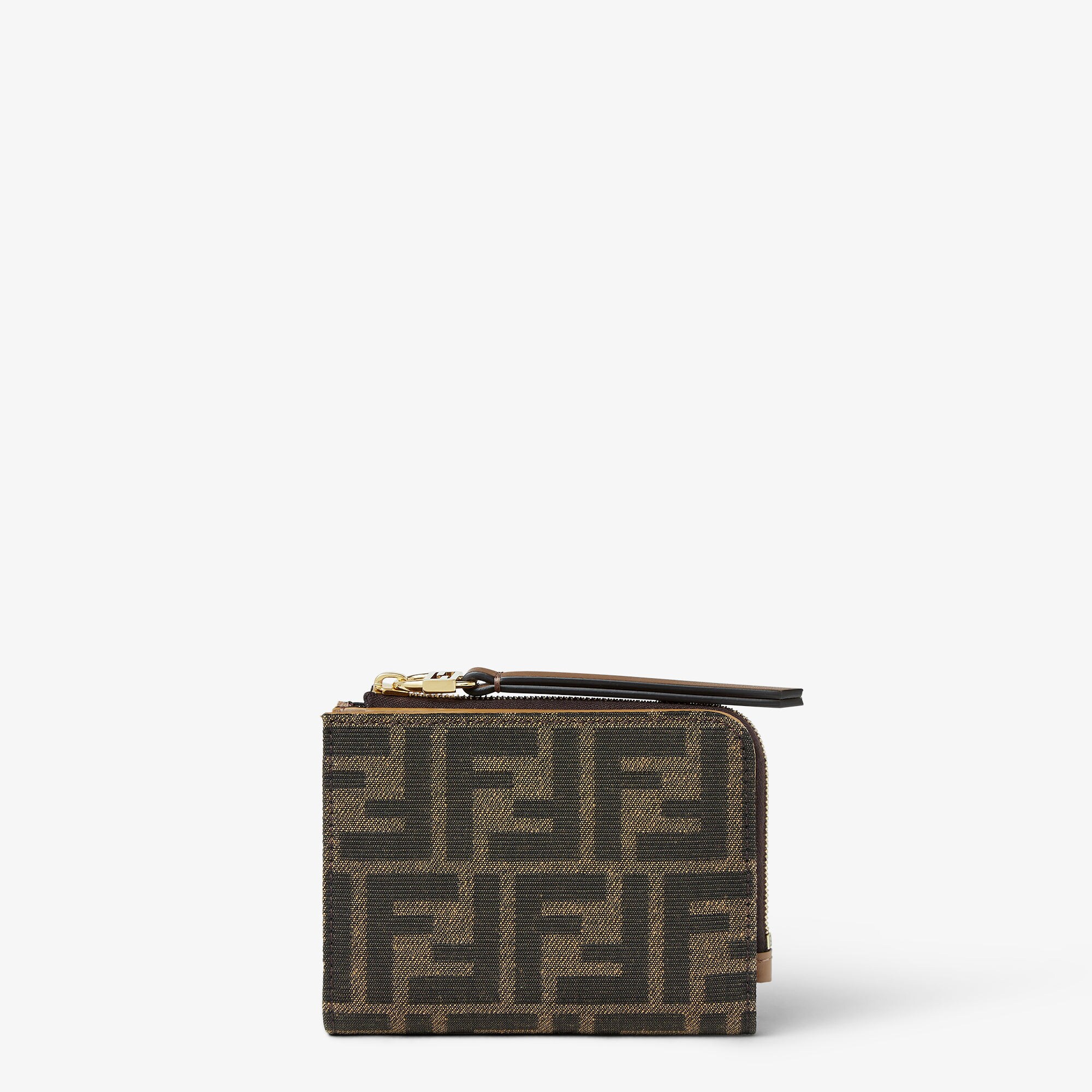 Slim Baguette wallet Fabric Brown | Fendi