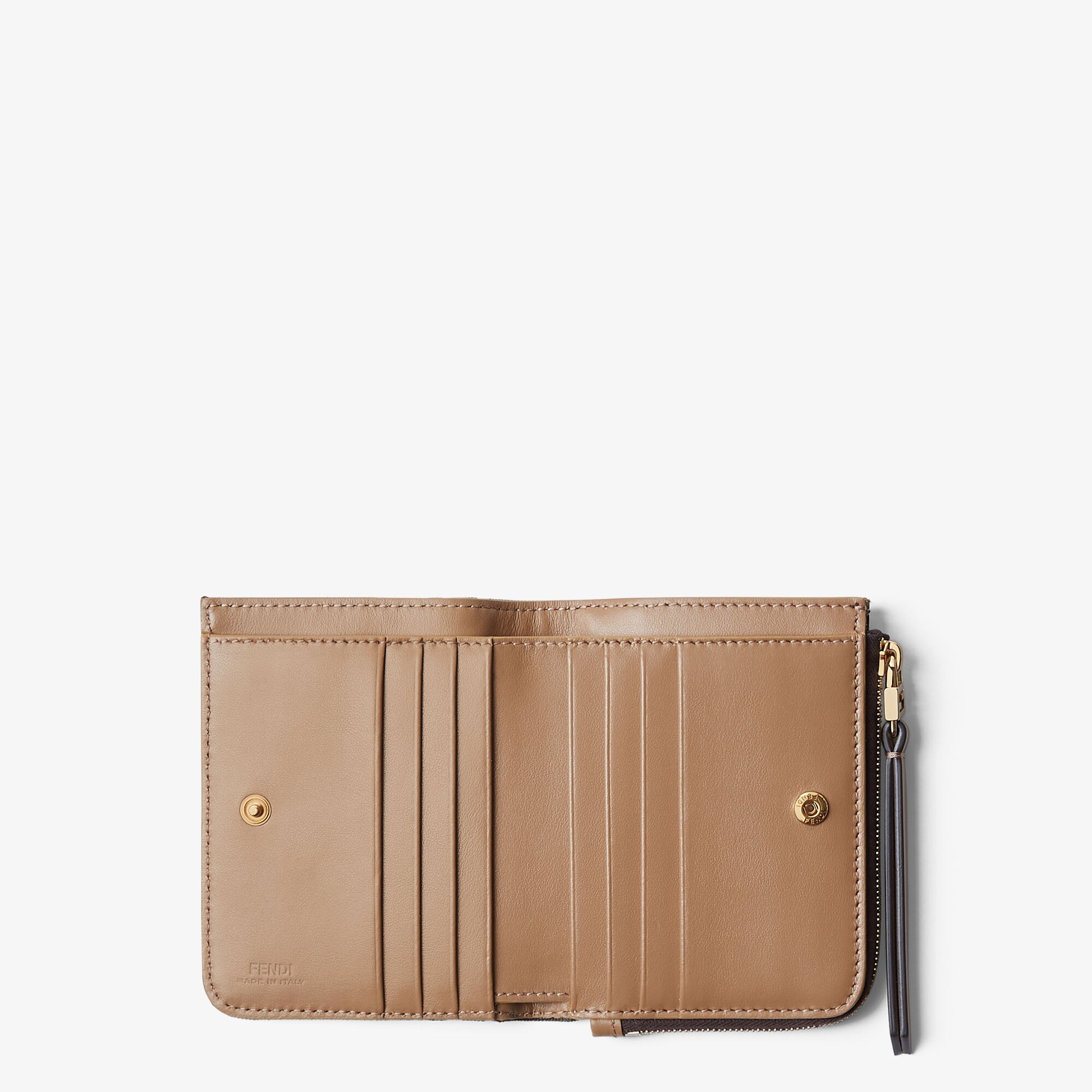Slim Baguette wallet Fabric Brown | Fendi