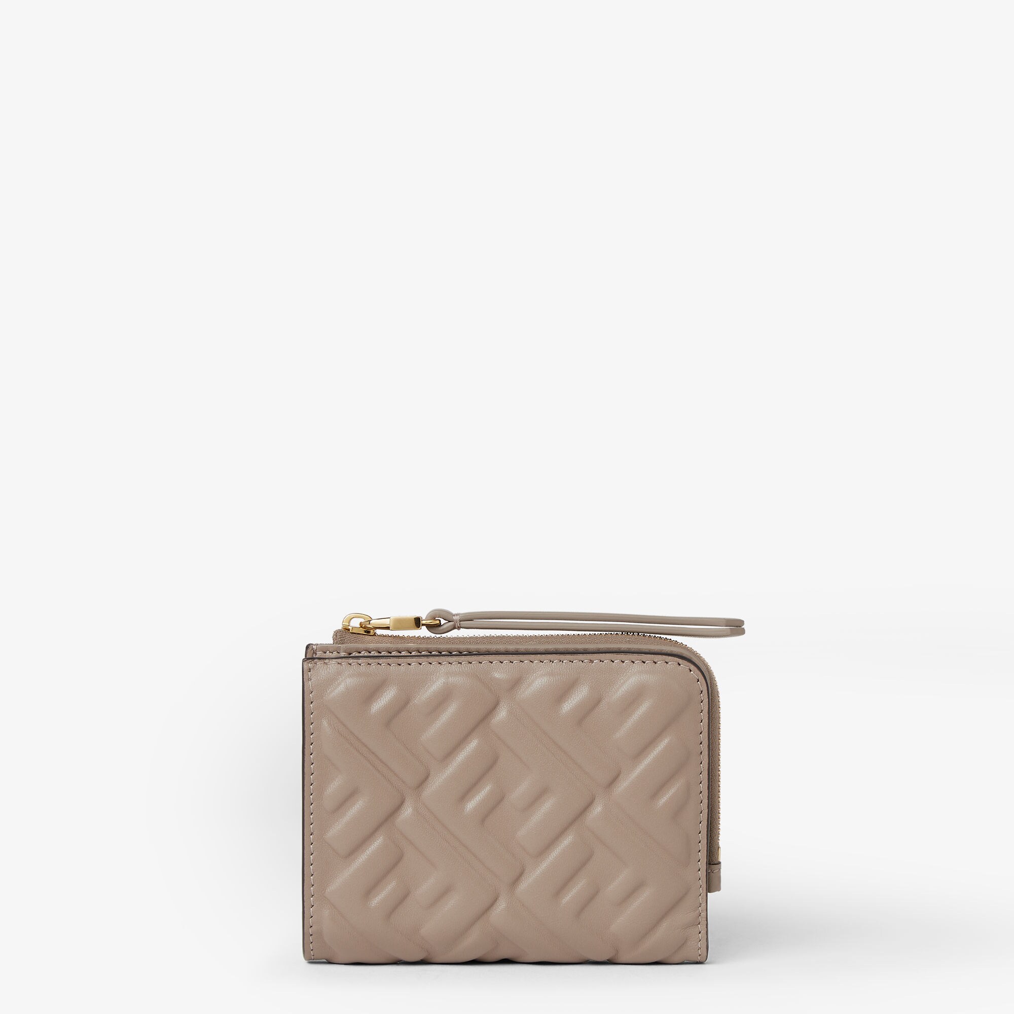 スリムバゲット 財布 レザー グレー | Fendi