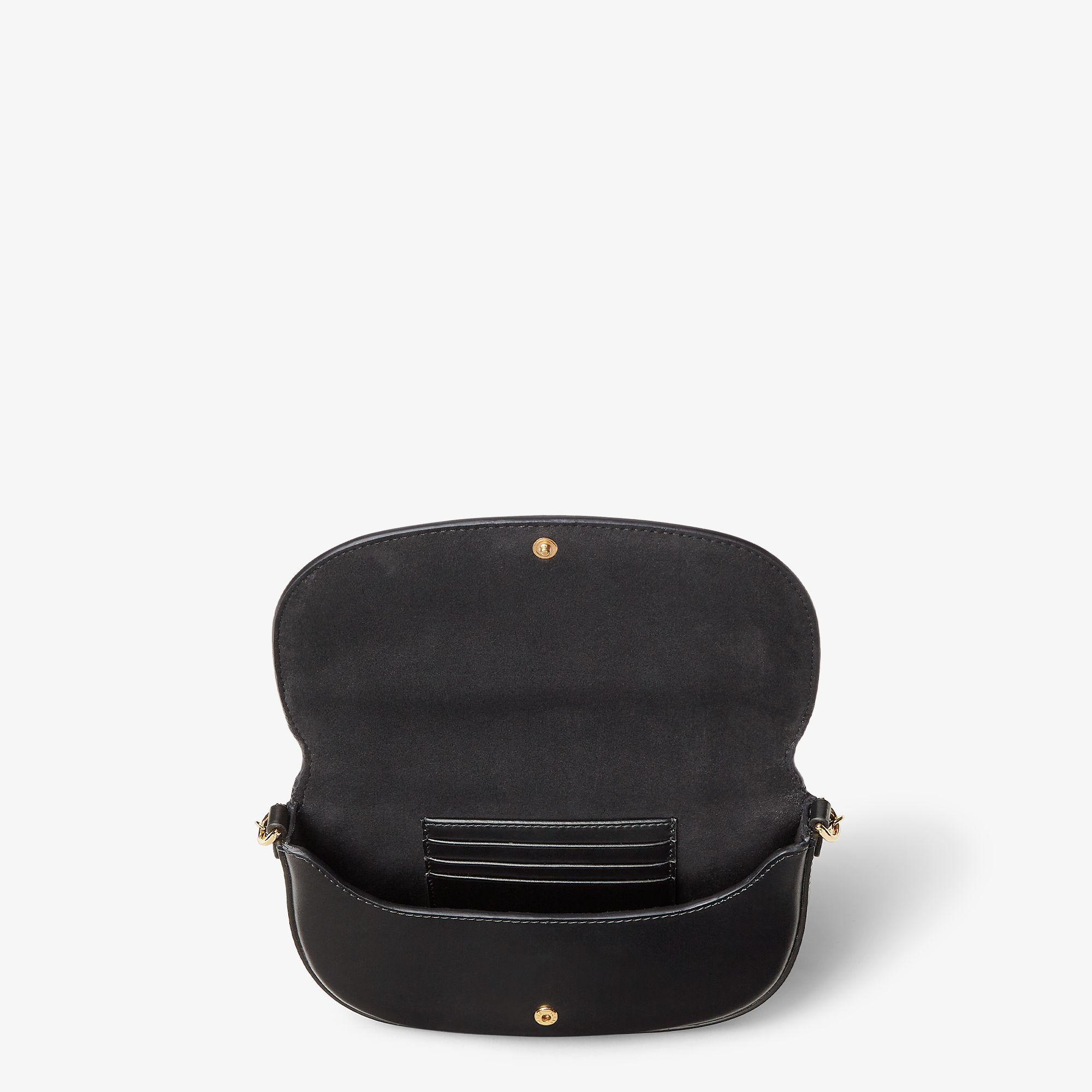 フェンディグラフィ 財布ショルダー レザー ブラック | Fendi