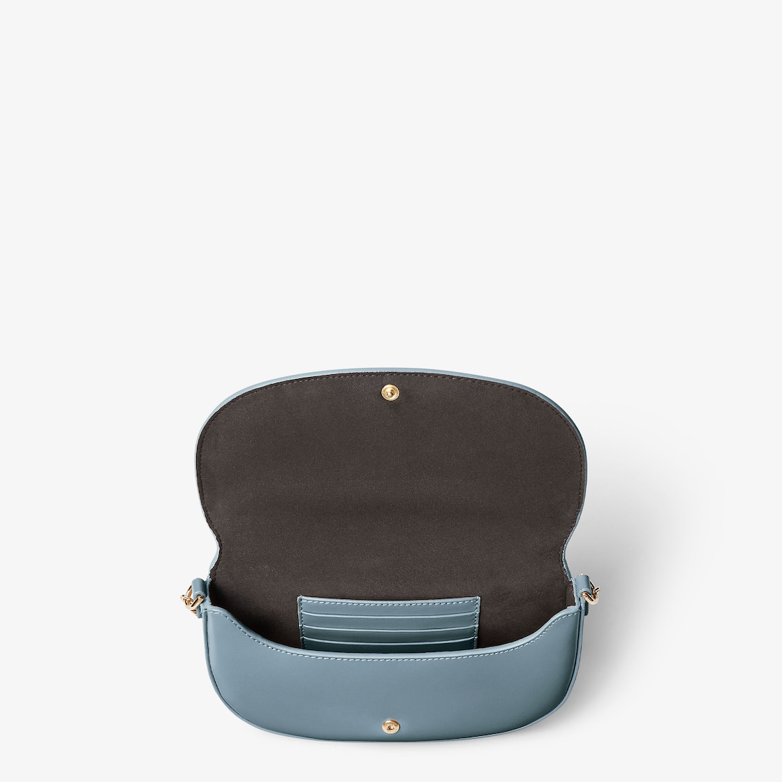 Fendigraphy Wallet on Chain Leather Light blue - Image 5/6