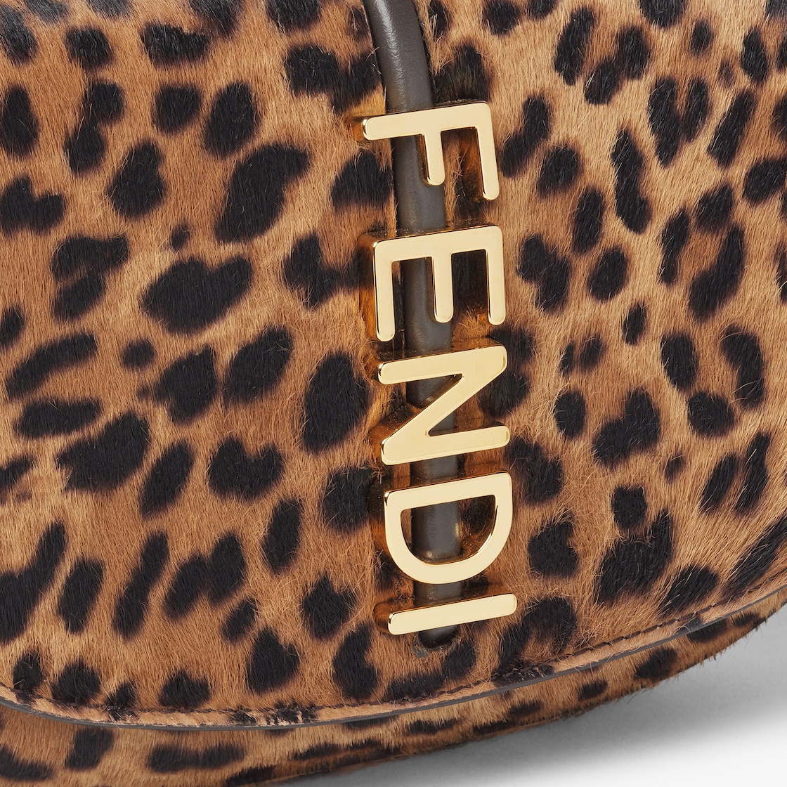 Fendigraphy Wallet On Chain Leather Brown - Image 6/6