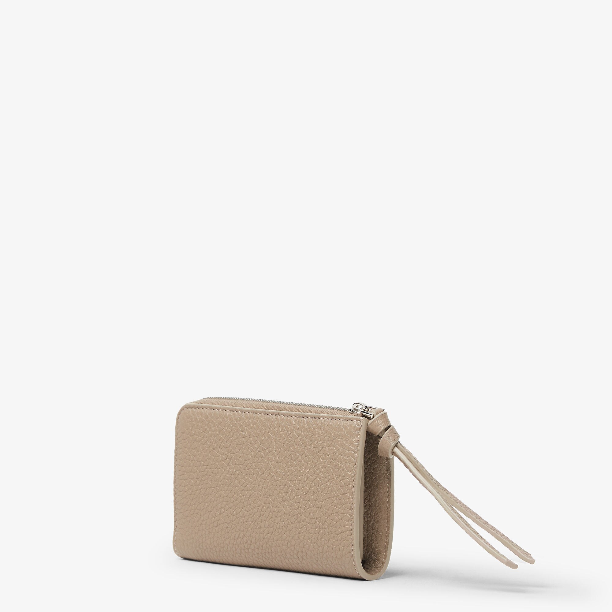 ピーカブー キーホルダー付きカードケース カーフレザー ベージュ | Fendi