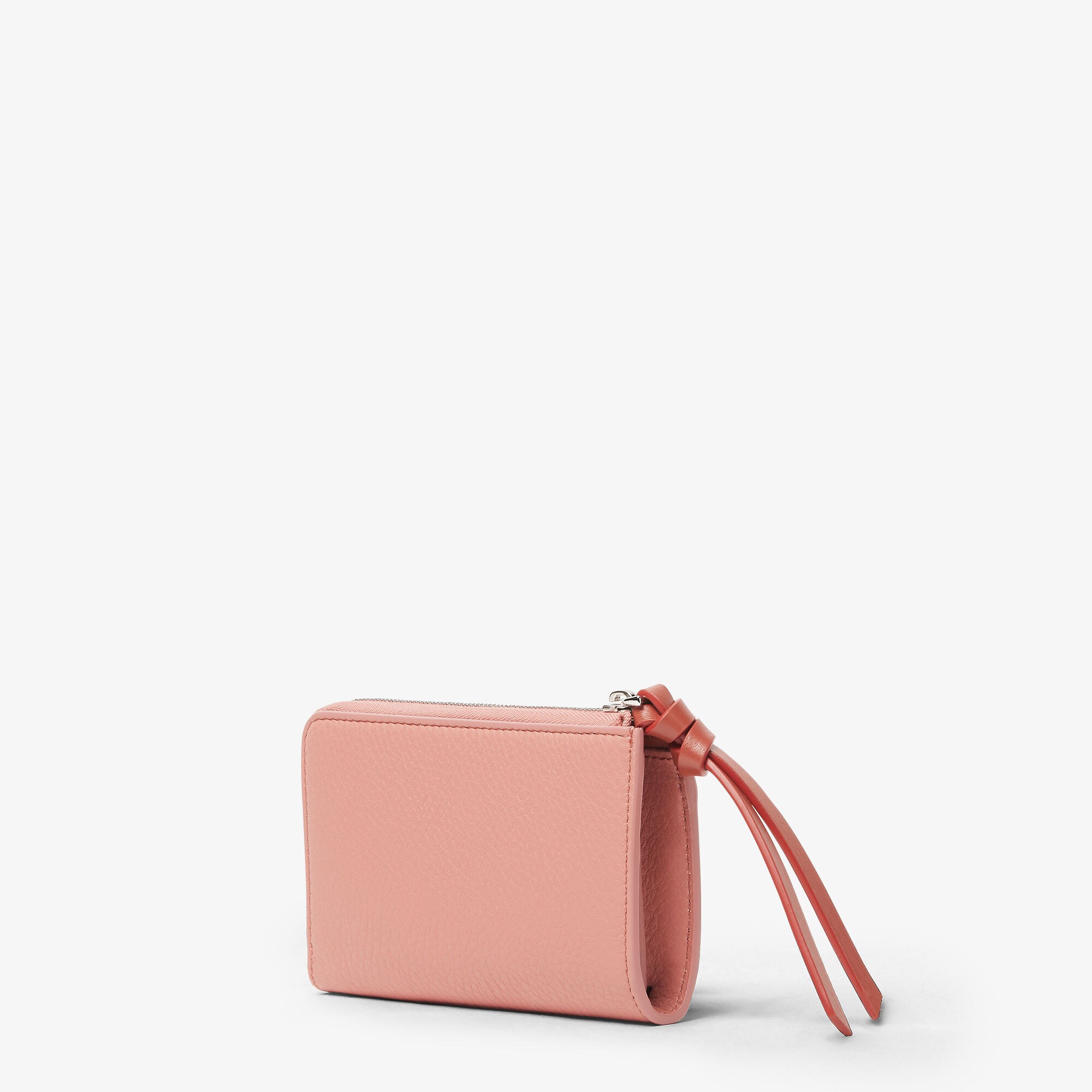 Peekaboo Card Case with Key Ring - Pink | FENDI US