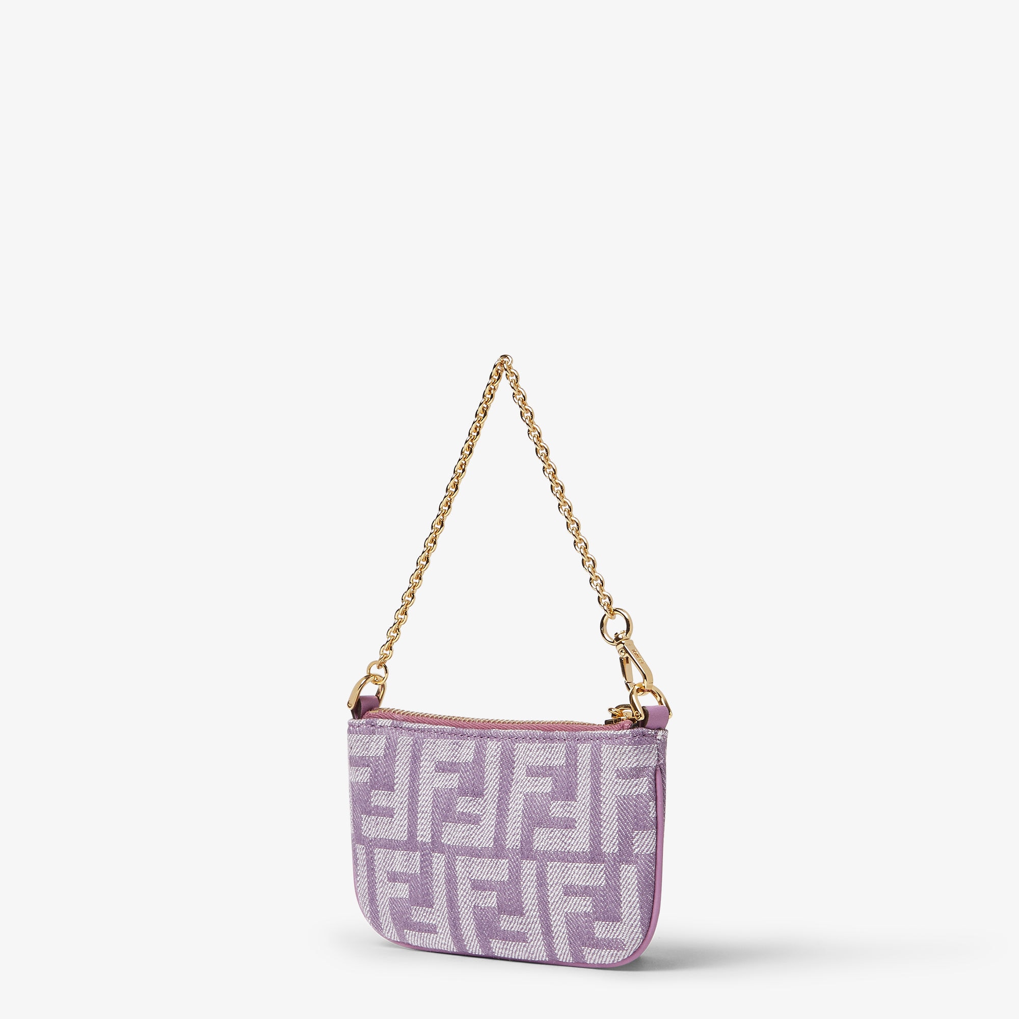 Baguette Flat Pouch Mini - Purple | FENDI US