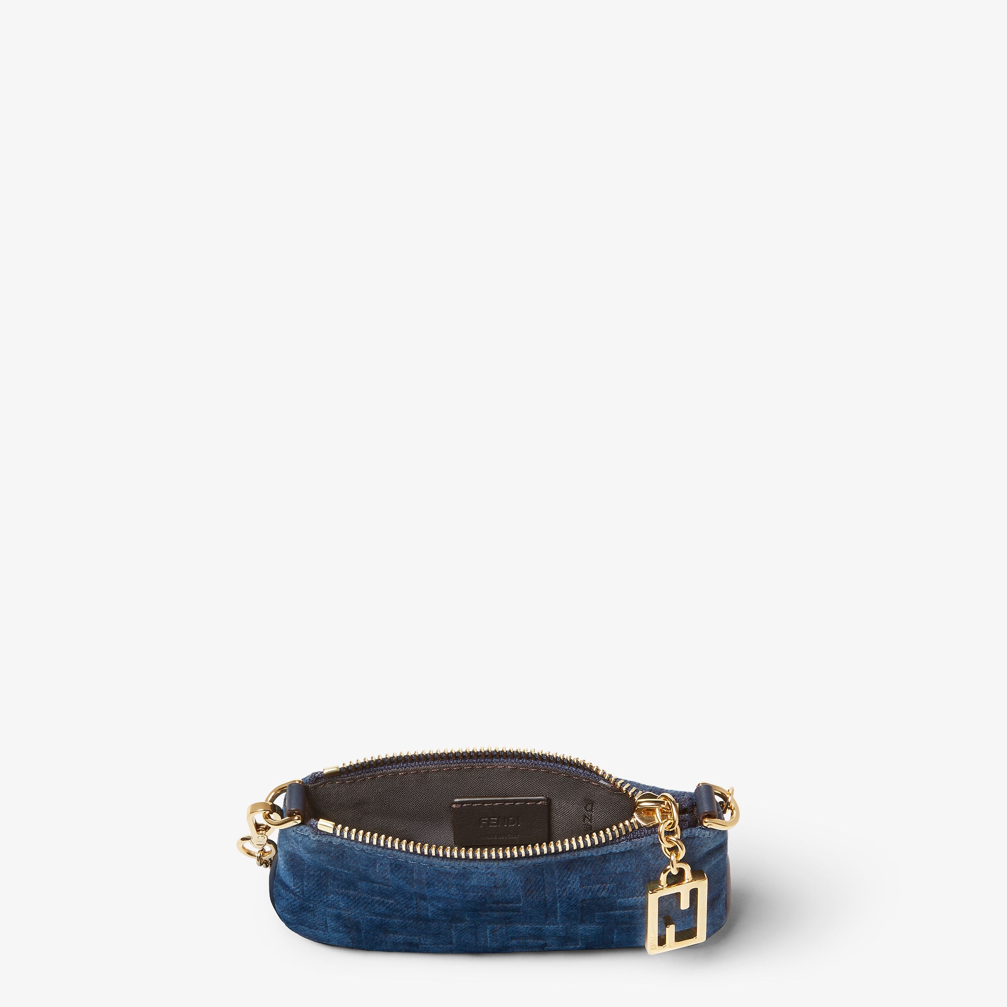 Baguette Pouch Mini Fabric Blue | Fendi