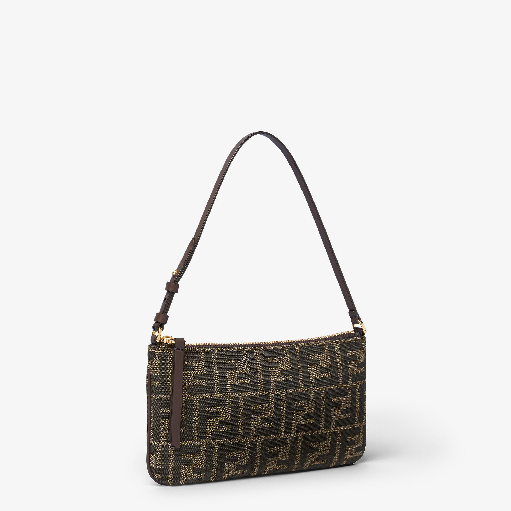 Flat Baguette Pouch - Brown