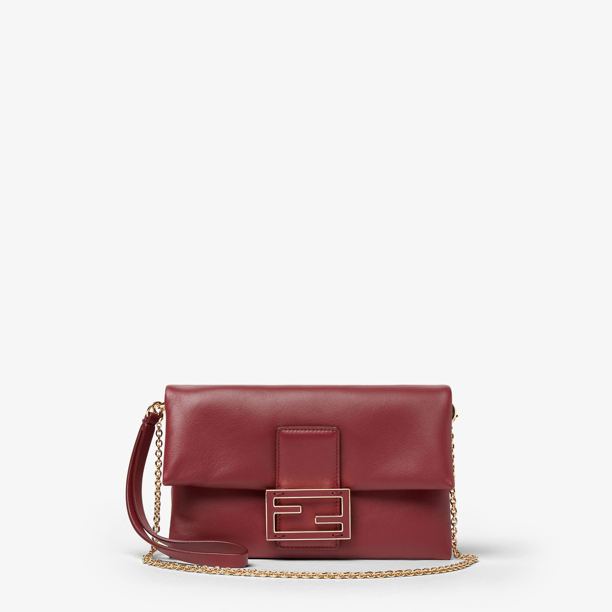 Mamma Baguette Pouch - Red | FENDI US