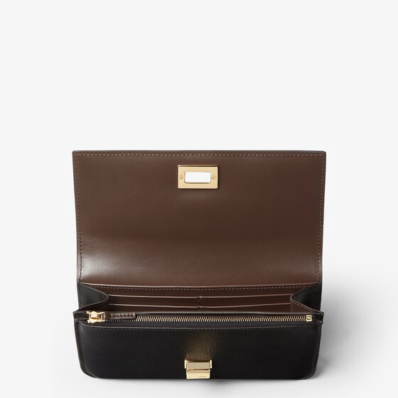 Fendi Way continental wallet with flap and twist lock | Thumbnail 4