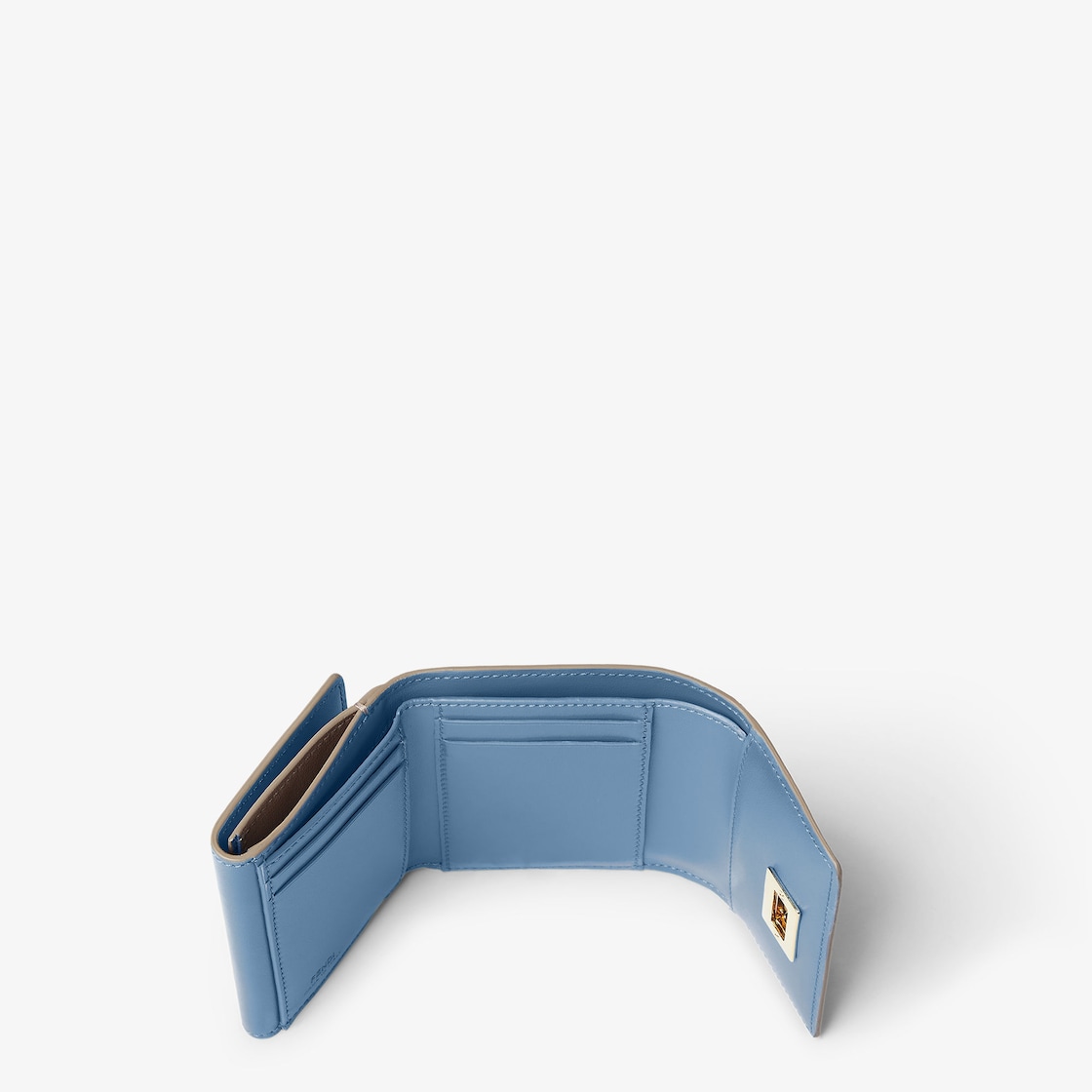 Petit portefeuille à trois volets Fendi Way