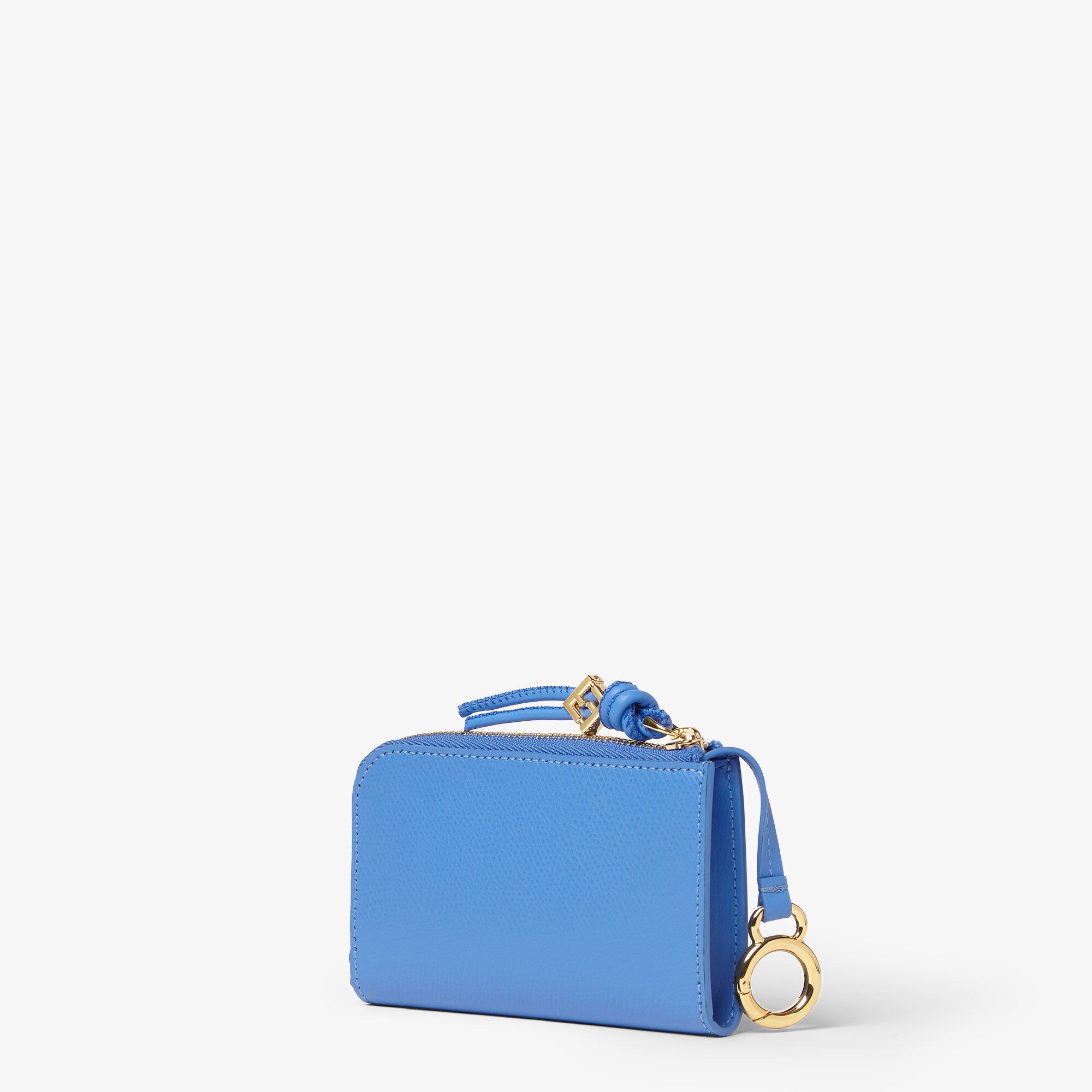 FF Diamonds Card Case Pouch - Light blue | FENDI US