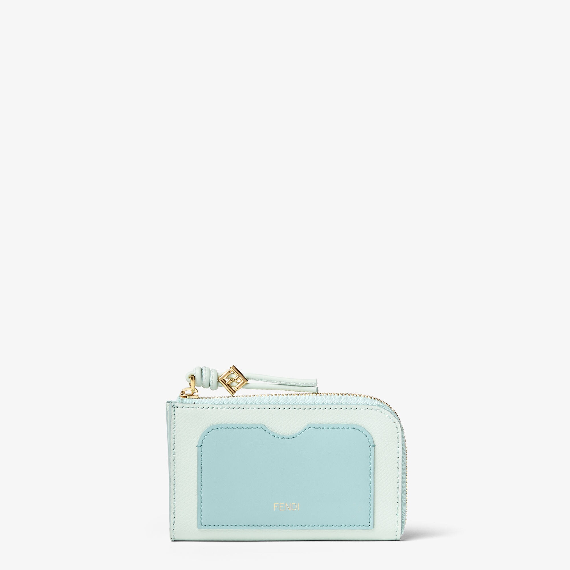 FENDIフェンディFFノート スモール FF Diamonds Card Case Pouch - Green | FENDI US
