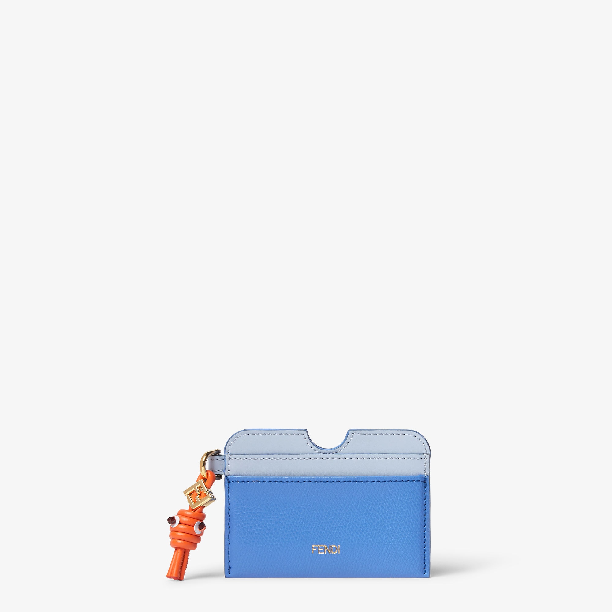 FF Diamonds Card Case - Light blue | FENDI US