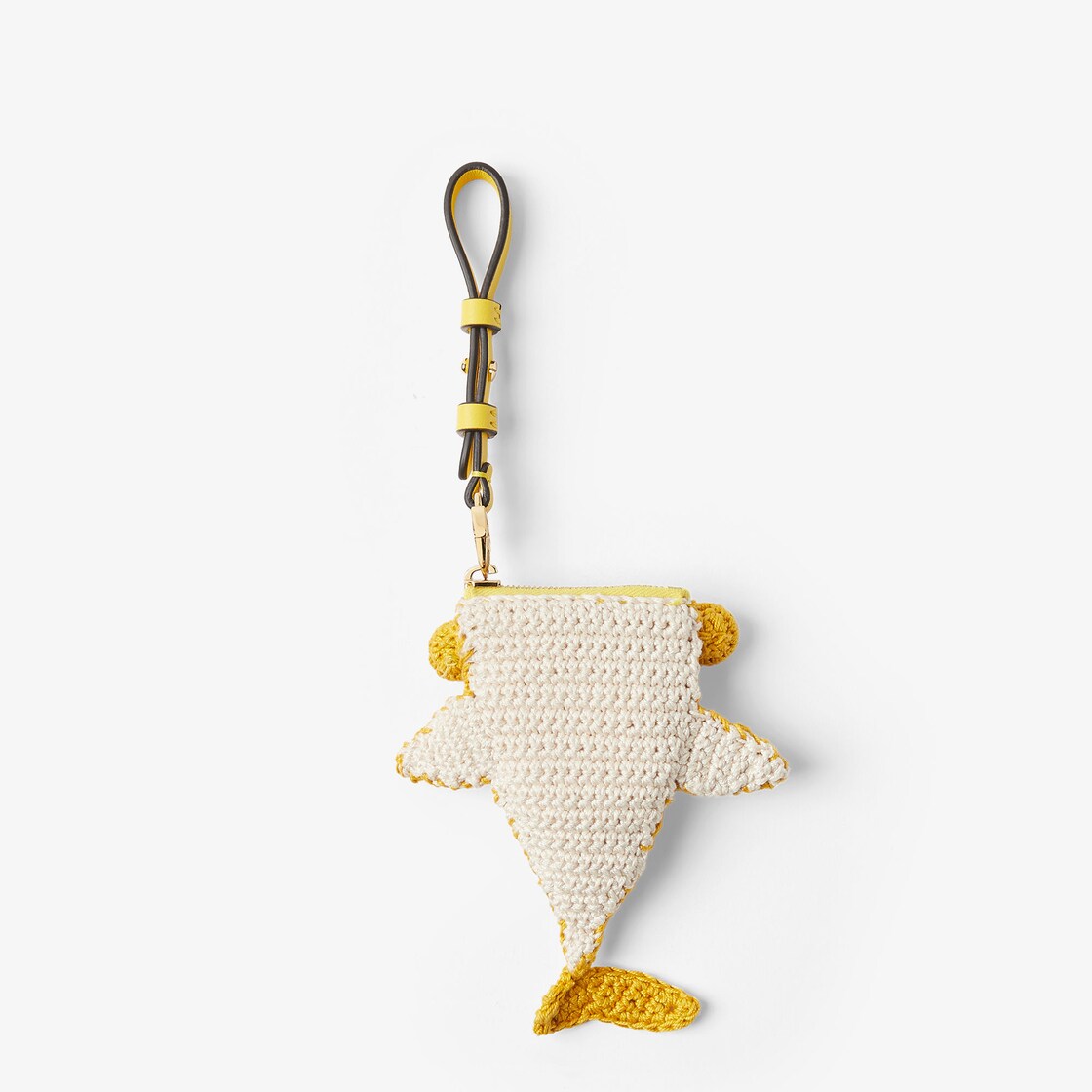 Fendi BFF Coin Case Fabric Yellow - Image 2/3