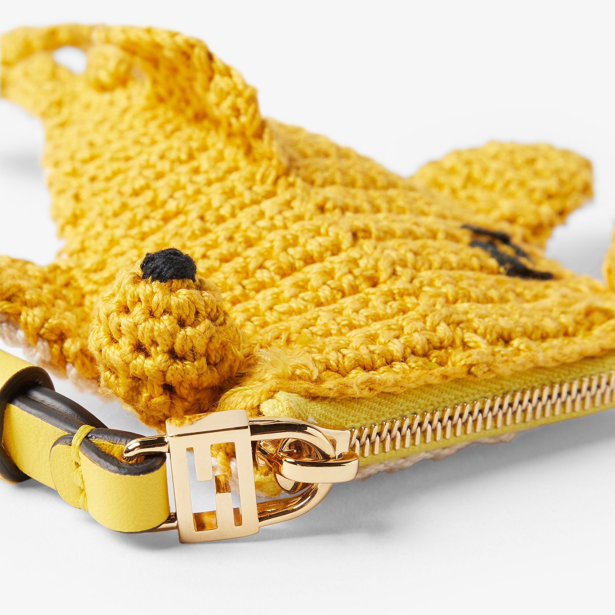 Fendi BFF Coin Case - Yellow | FENDI International