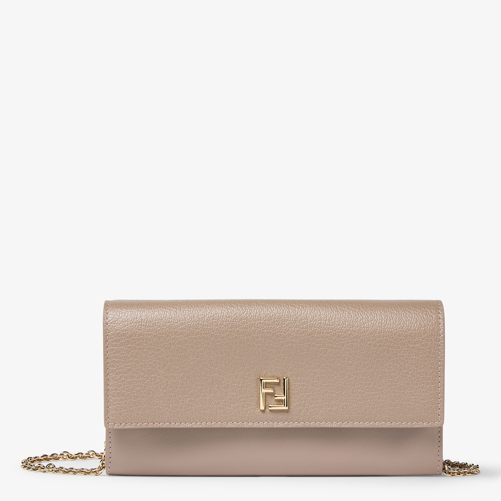 FF チェーン付き 長財布 - グレー | FENDI JP