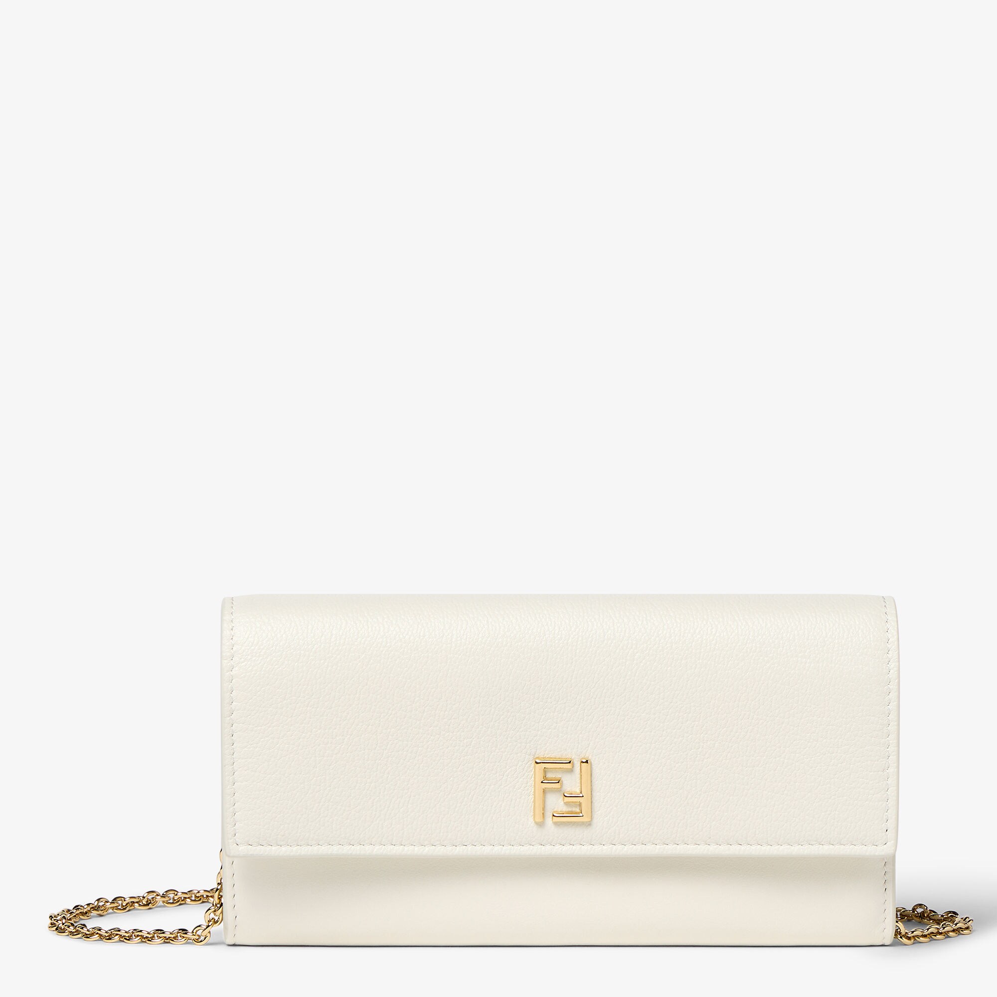 FF チェーン付き 長財布 - ベージュ | FENDI JP