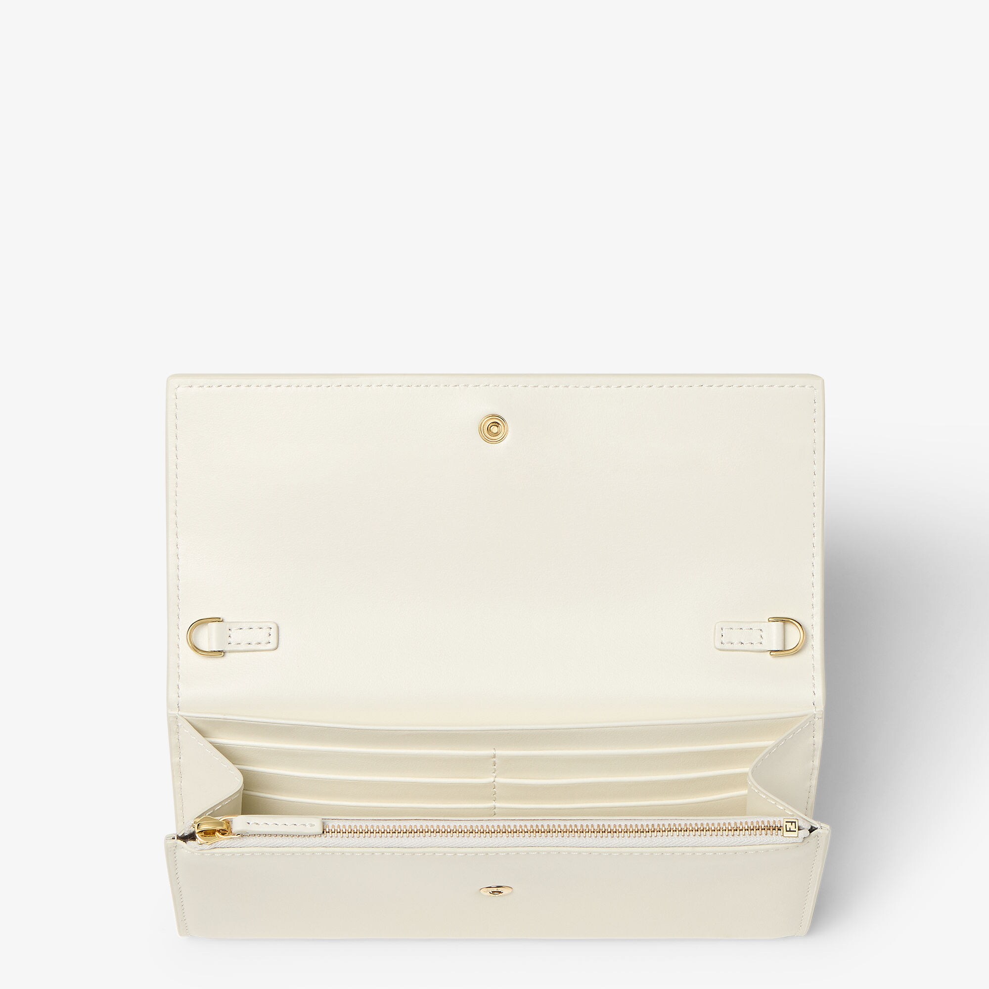 FF チェーン付き 長財布 - ベージュ | FENDI JP