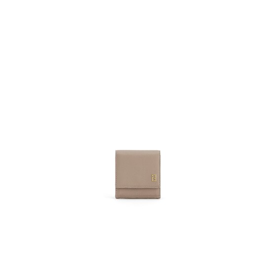 Fendi Ff Card Case In Grey