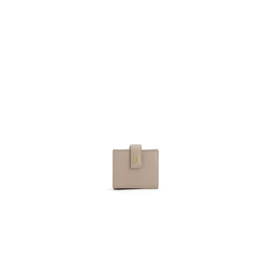 Fendi Ff Card Case In Grey