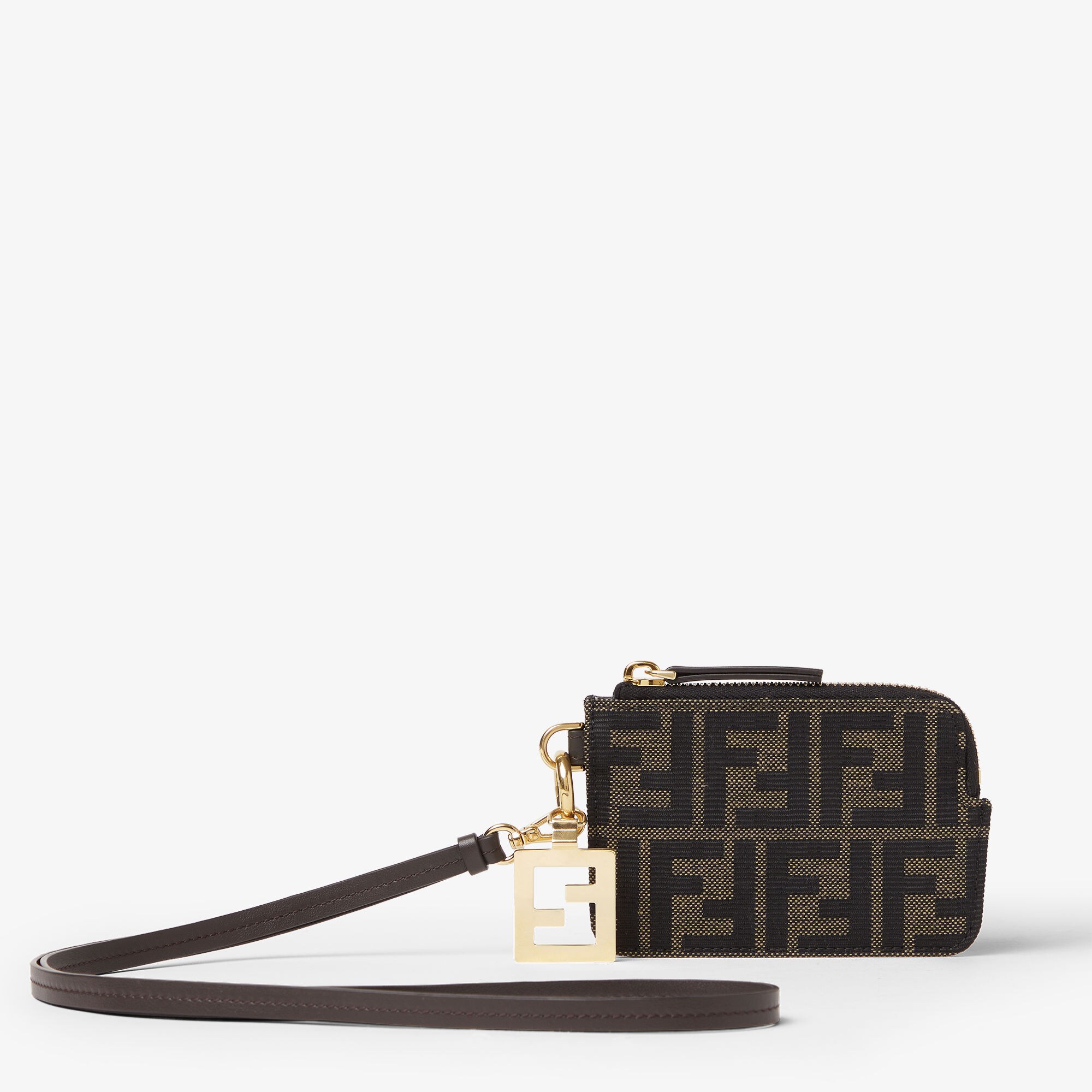 FF Jacquard Smartphone Case - Brown | FENDI US