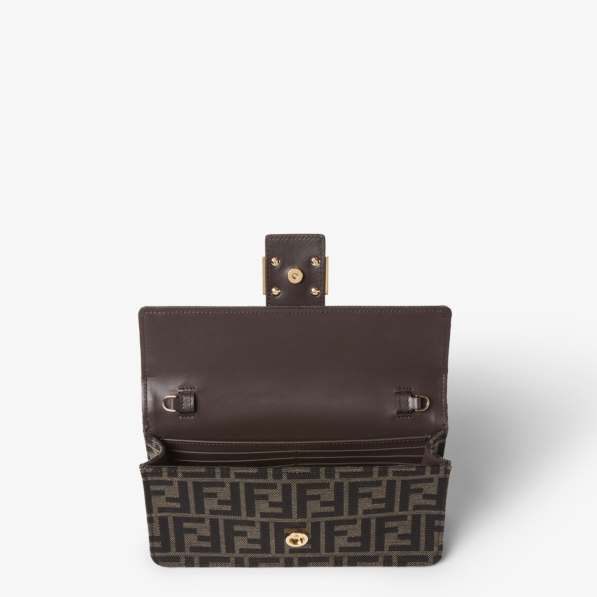 Tube Wallet On Chain - Brown | FENDI US