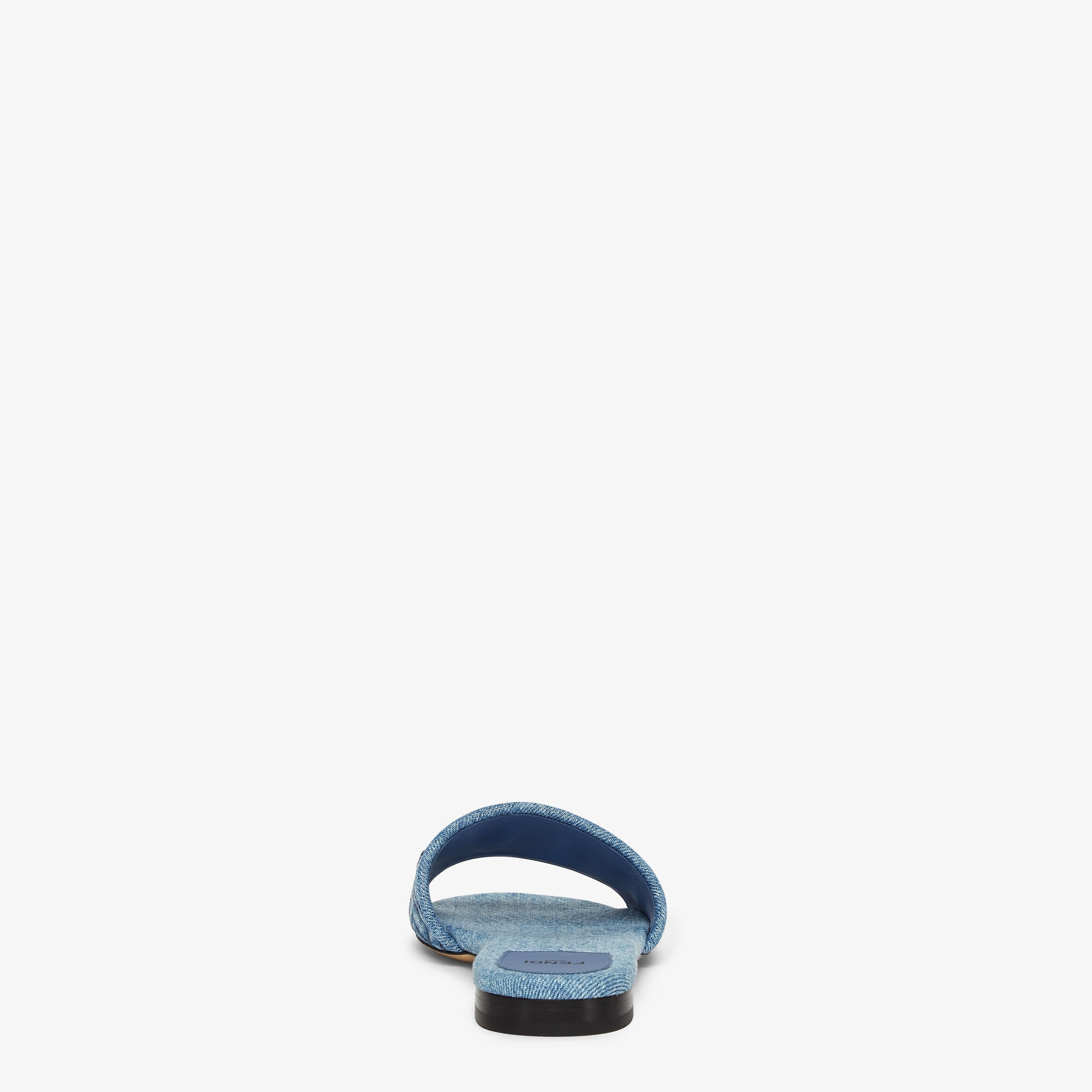 【関税&送料込】Fendi Sandalo Slide Fendi Sunshine In Denim Fendi Sunshine Denim Blue | Fendi