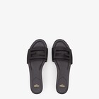 Baguette Black leather slides Fendi