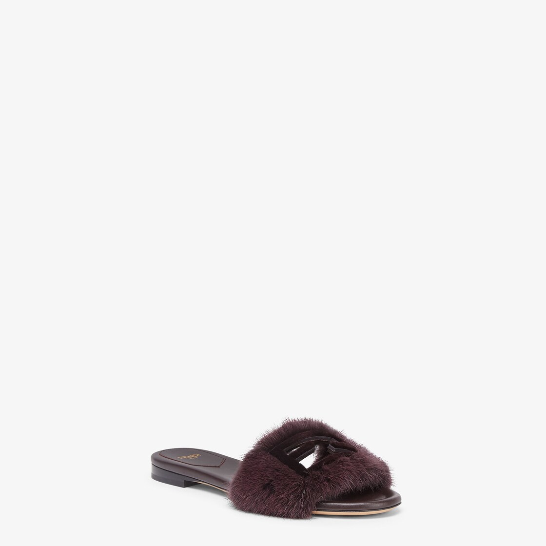 Fendi fur sliders best sale