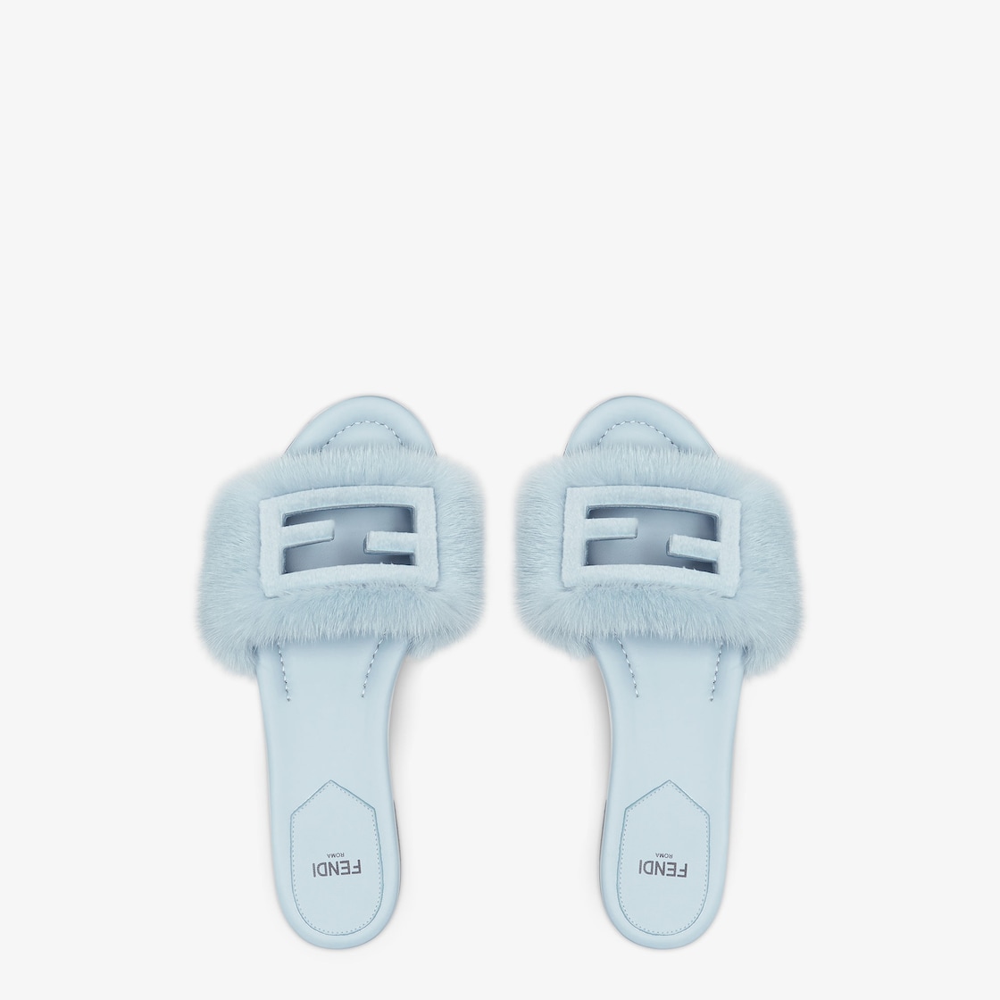 Fendi store fur slippers