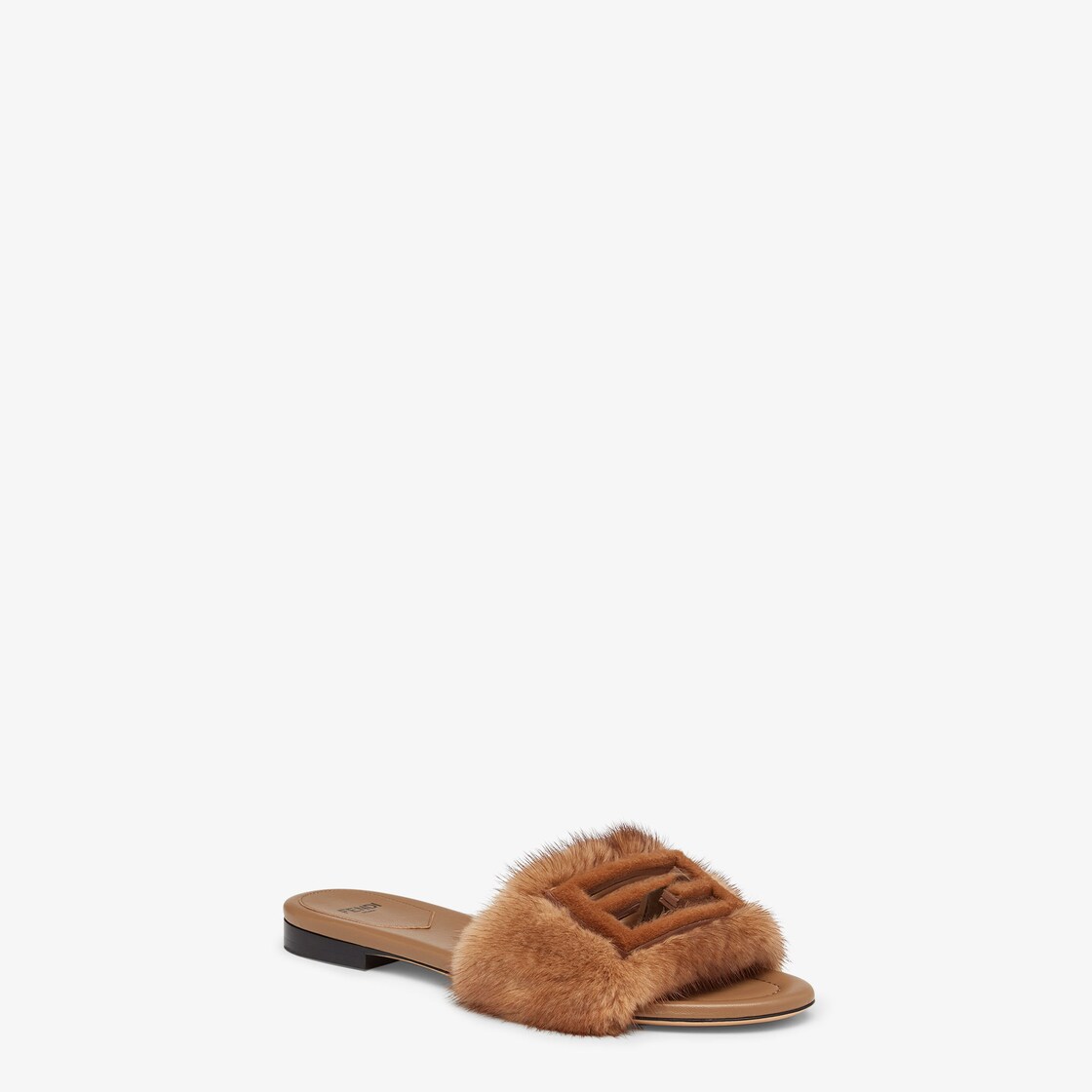 Baguette Brown mink slides Brown - Image 2/4