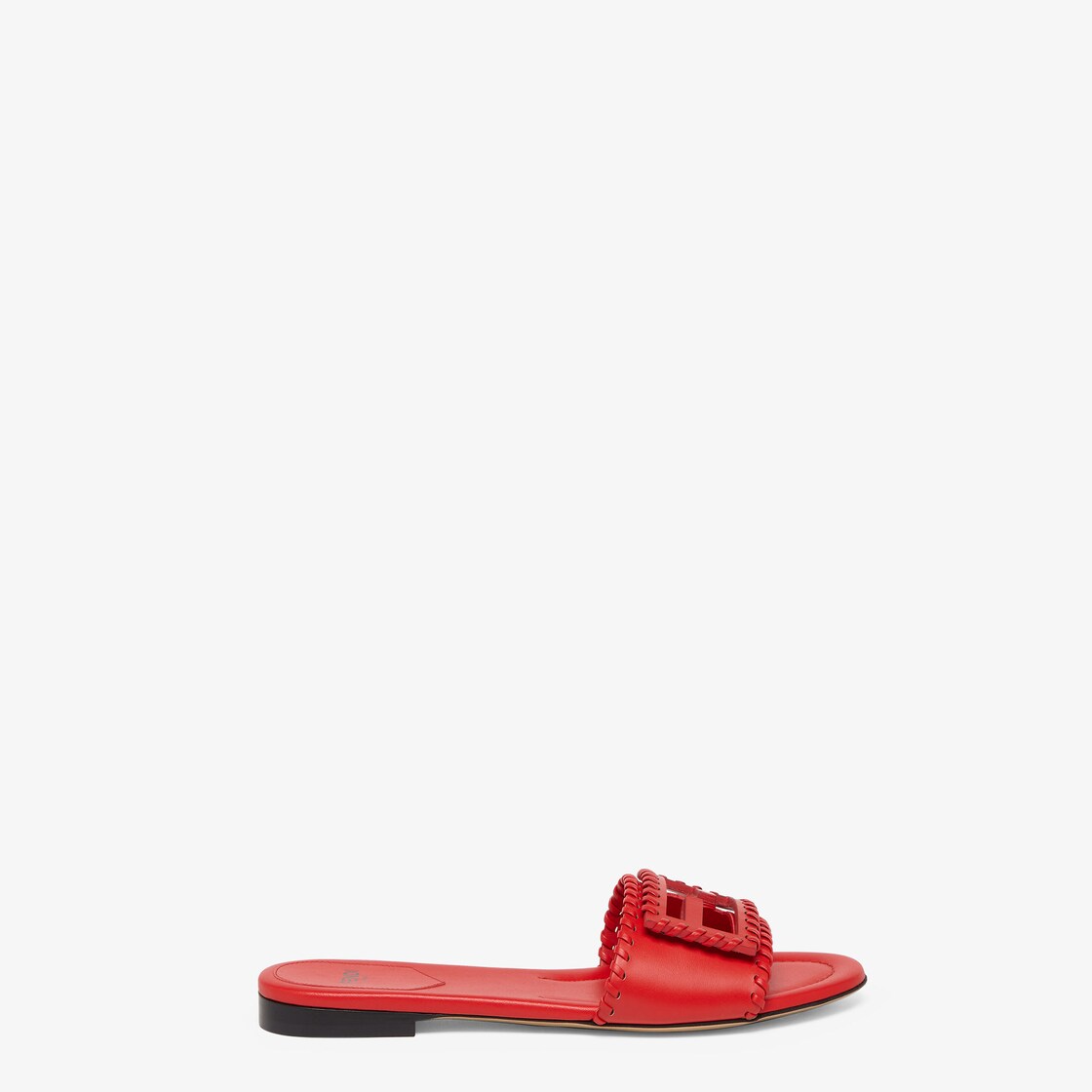 Fendi red shop sandals